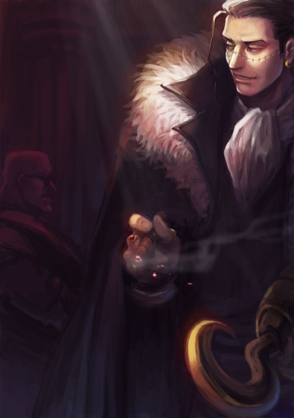 One Piece Sir Crocodile Art