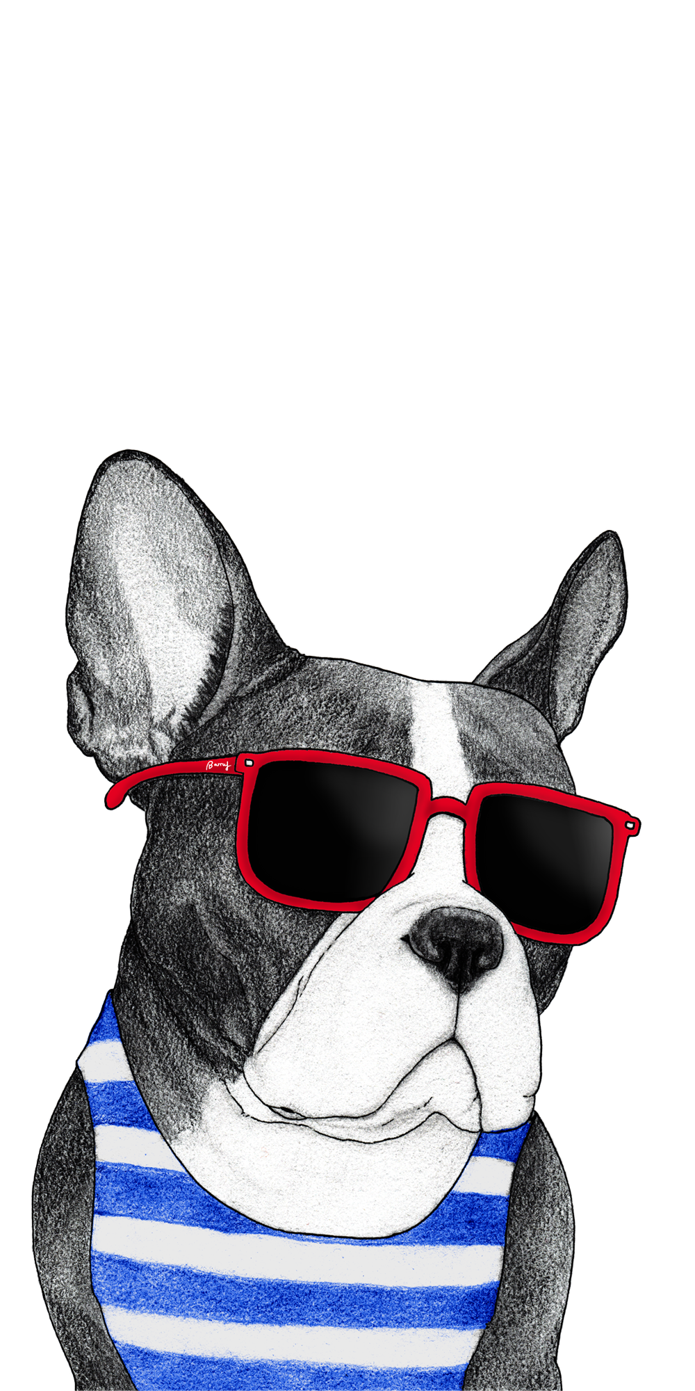 Stylish #Bulldog. #Casetify #iPhone #Art #Design #Illustration #Animals. Bulldog wallpaper, Bulldog clipart, Bulldog art