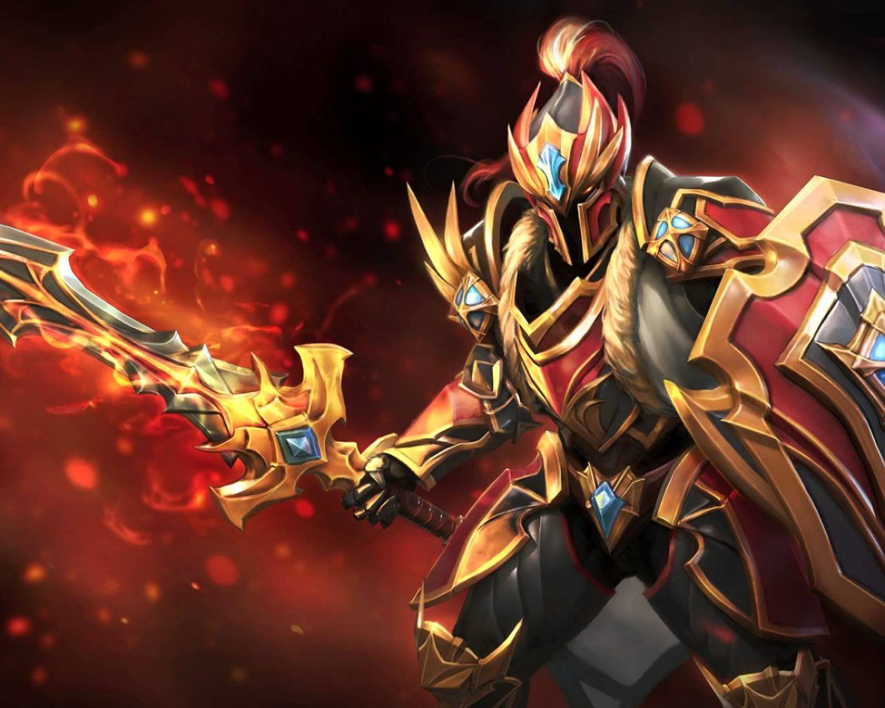 Dota 2 Heroes Dragon Knight Sword Shield Shield Initiator Nuker Abilities Dragon Blood Elder Dragon Form Dragon Tail Breathe Fire Fighter HD Wallpaper 1920x1080, Wallpaper13.com