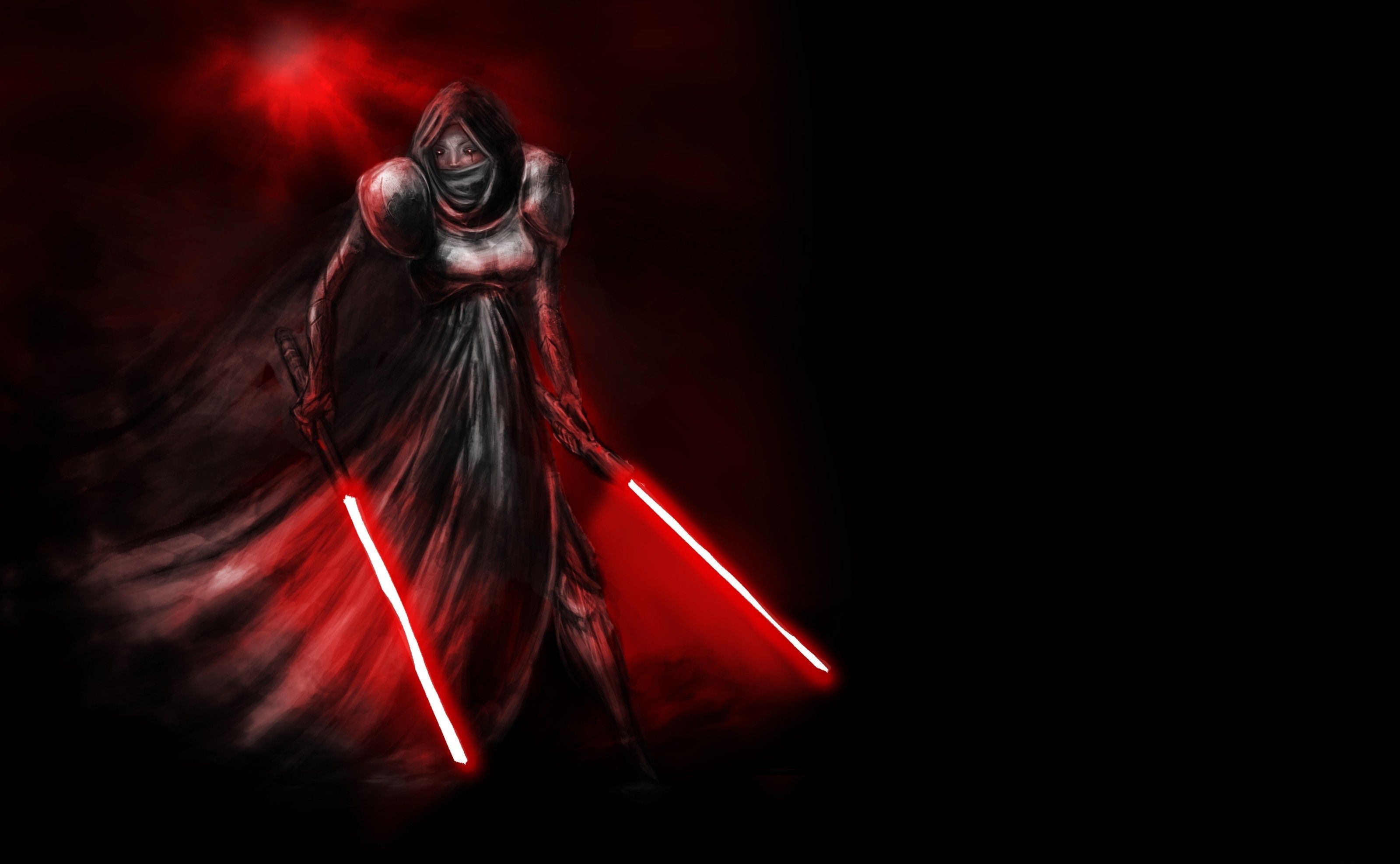 Star Wars Lightsaber Duel Wallpaper background picture