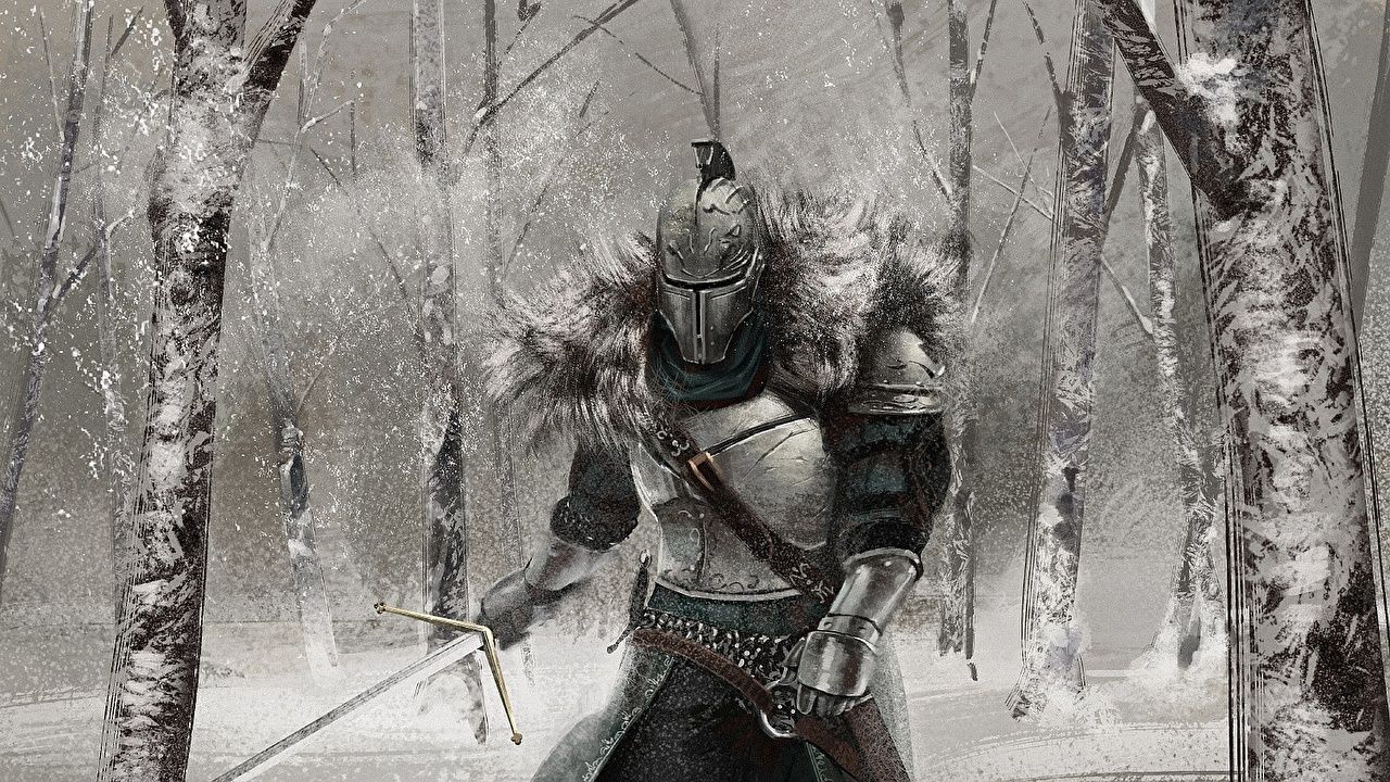 Wallpaper Dark Souls Armor Knight Swords Helmet 2 Fantasy vdeo game