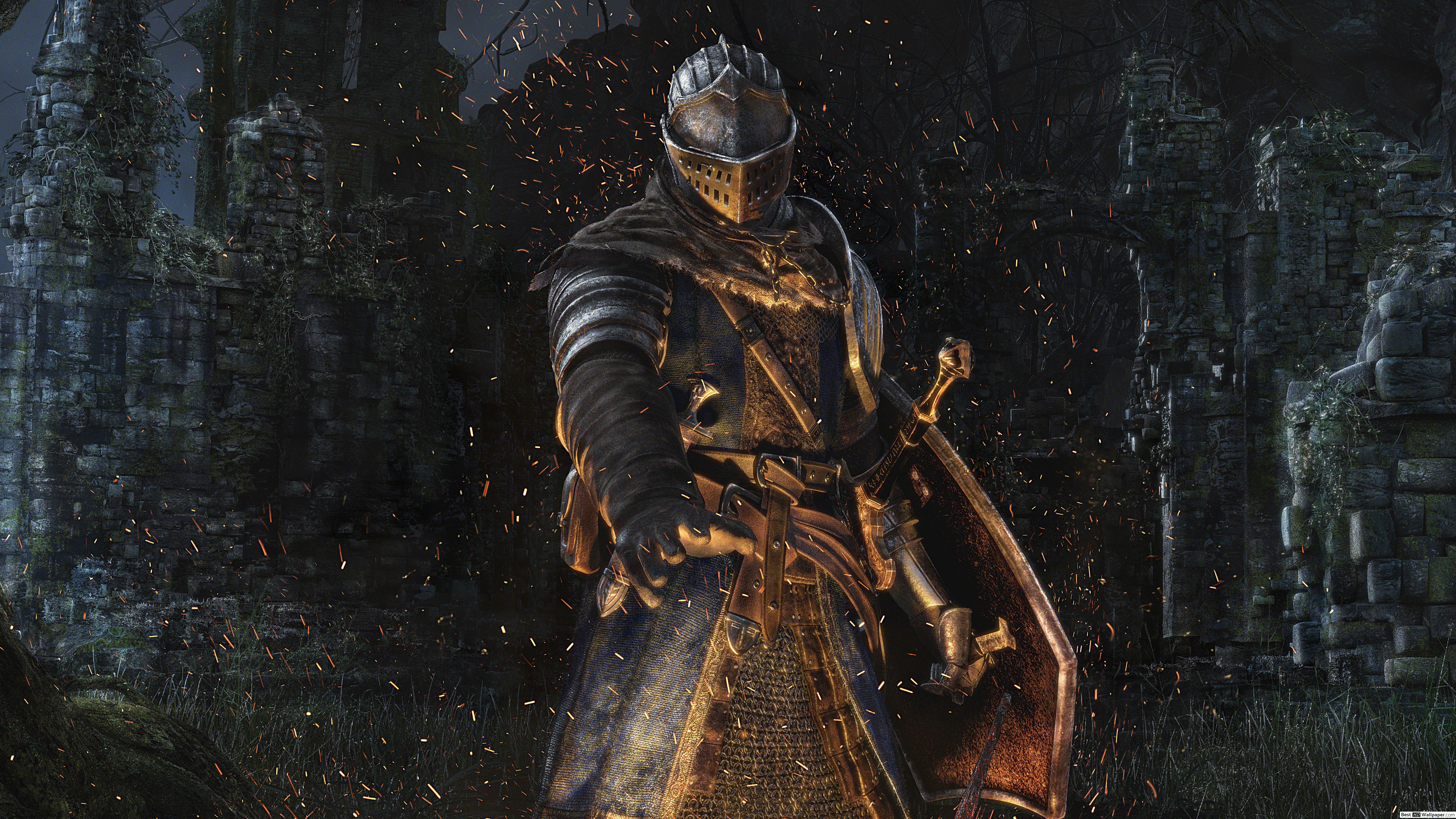 Dark Souls game armor HD wallpaper download