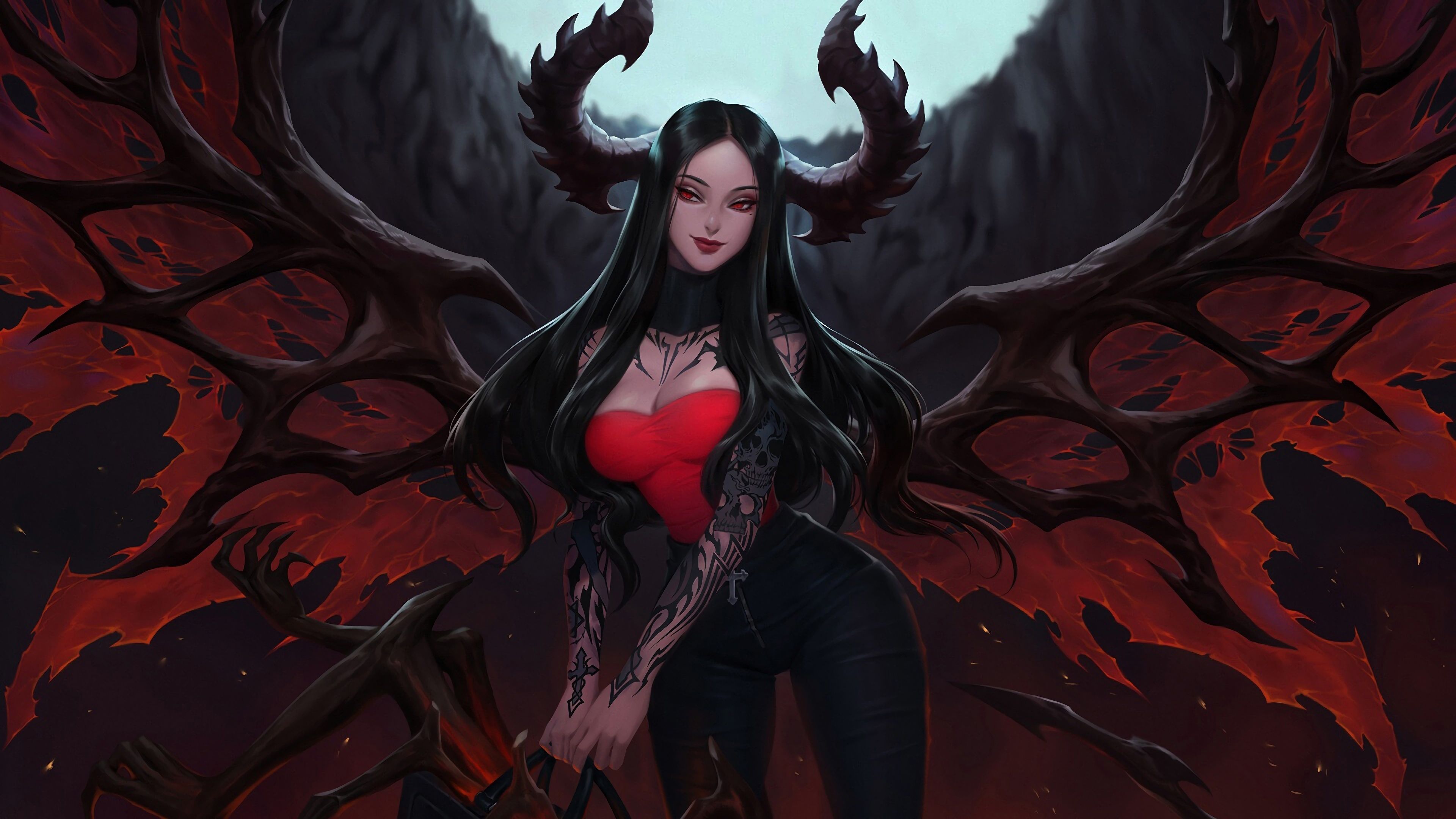 Devil Girl Backgrounds.