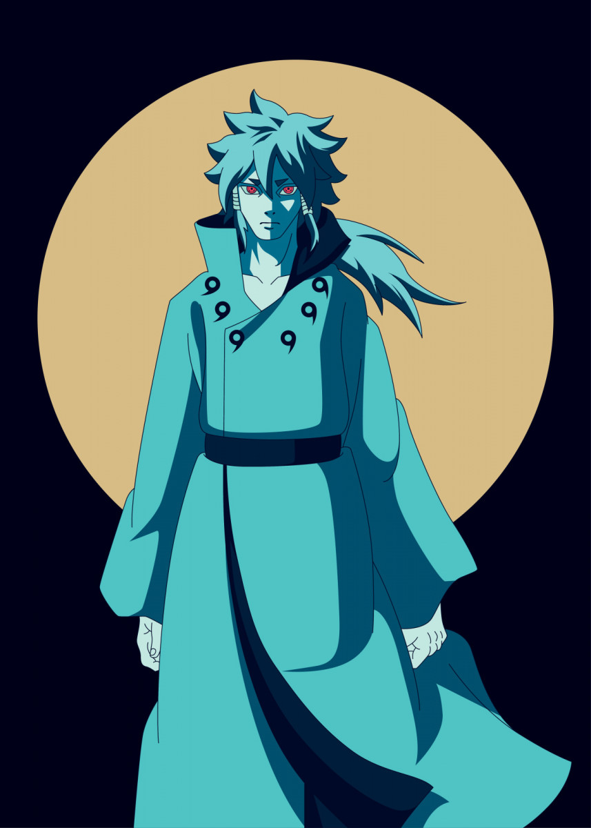 Indra Otsutsuki' Poster. art print by Al Art. Displate. Poster prints, Naruto art, Anime ninja