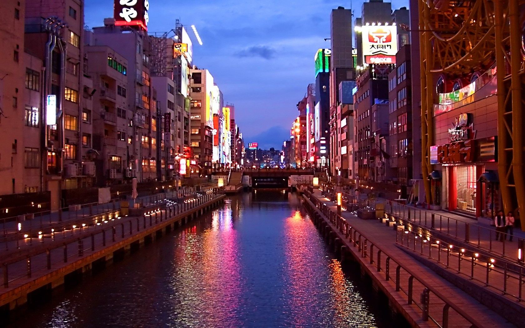 water, Japan, buildings, Osaka, Asia, shop wallpaper