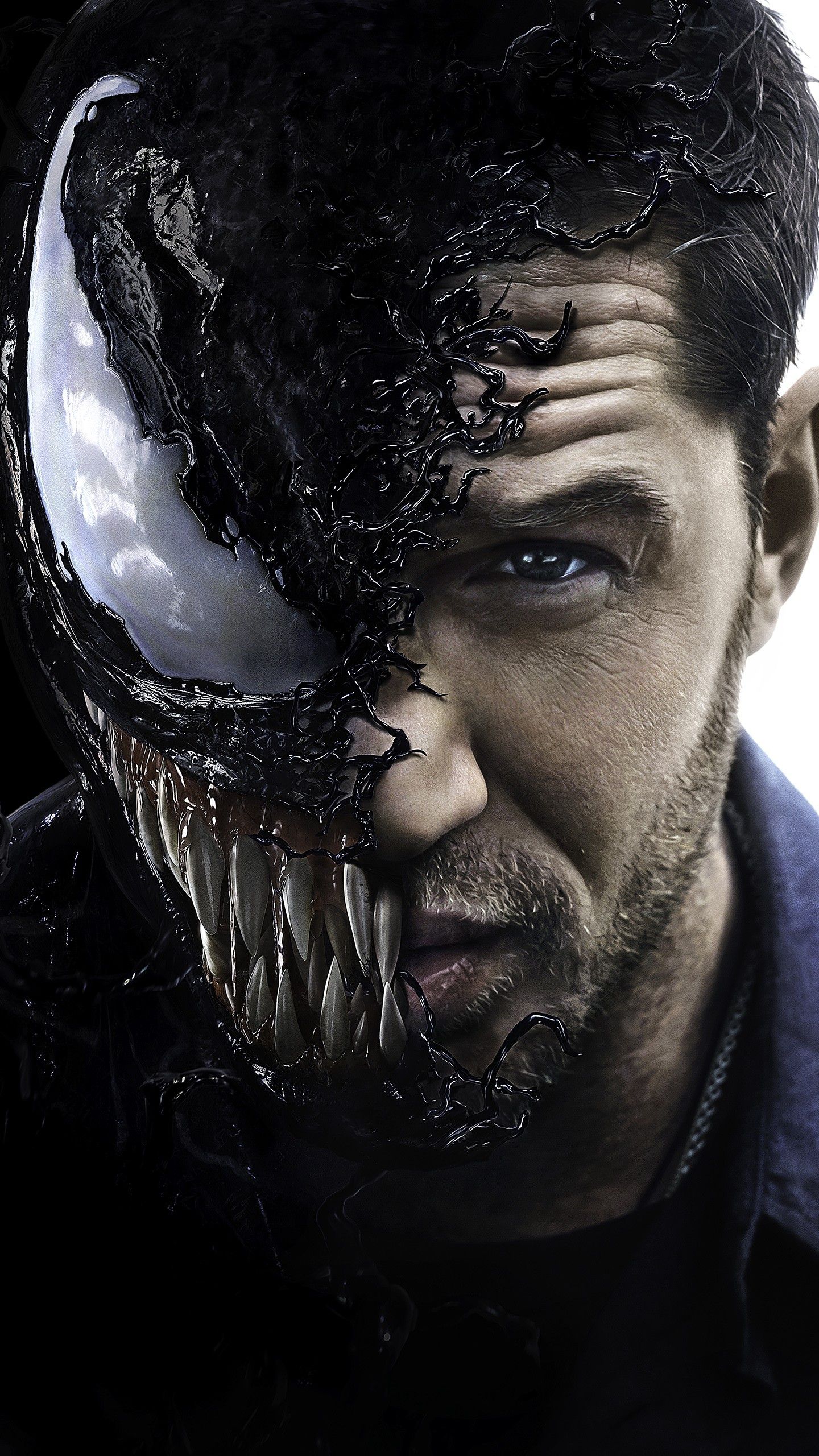 Tom Hardy Venom Face