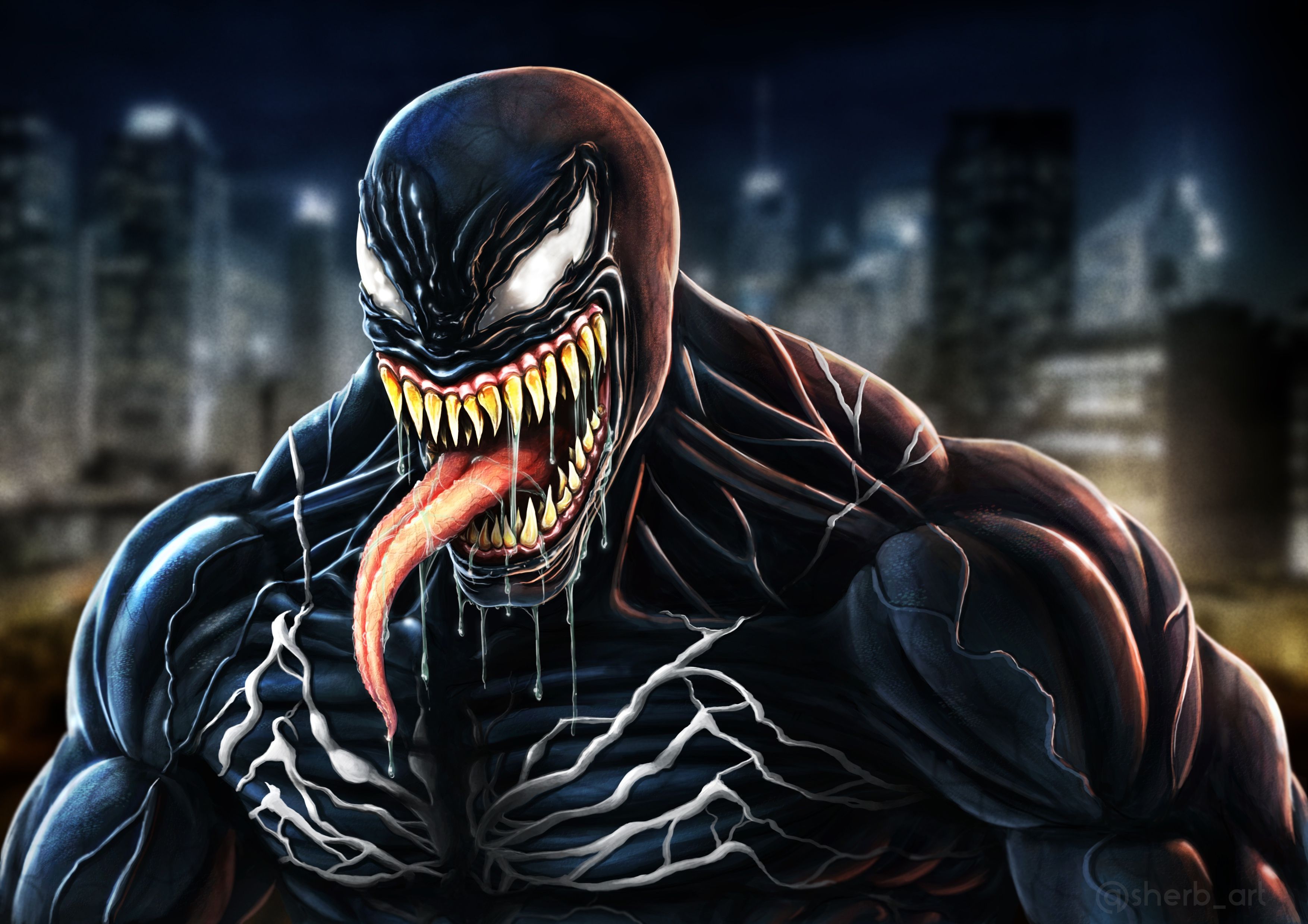 Venom Face Wallpaper