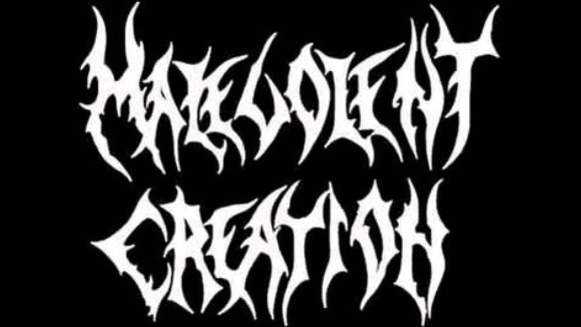 Malevolent Creation Sign With Hammerheart Records