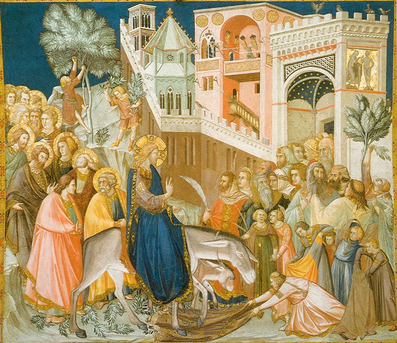 Jesus Entering Jerusalem Image