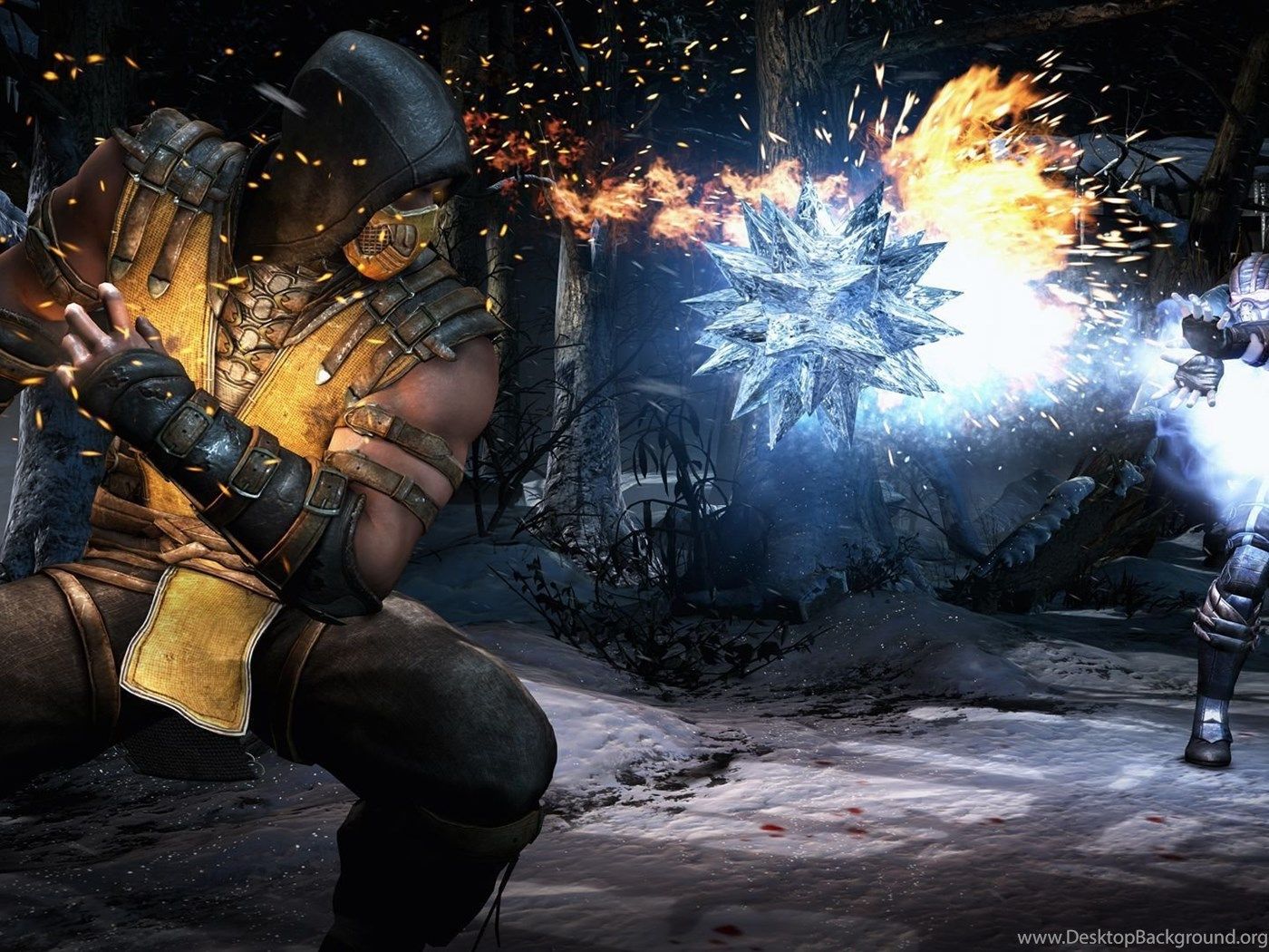 Download Best Mortal Kombat X Scorpion Vs Sub Zero HD Wallpaper. Desktop Background