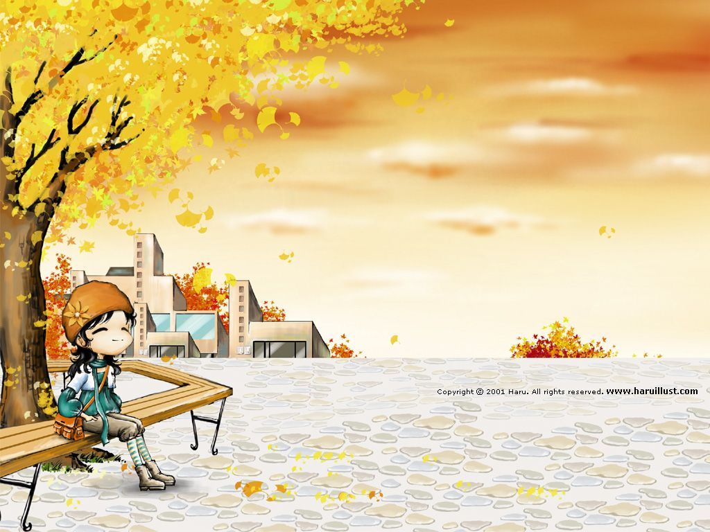 Summer Korean Cartoon Wallpaper Free Summer Korean Cartoon Background