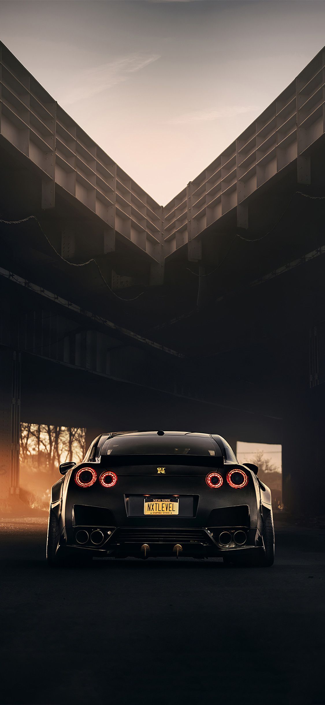 Black Nissan GTR Wallpaper