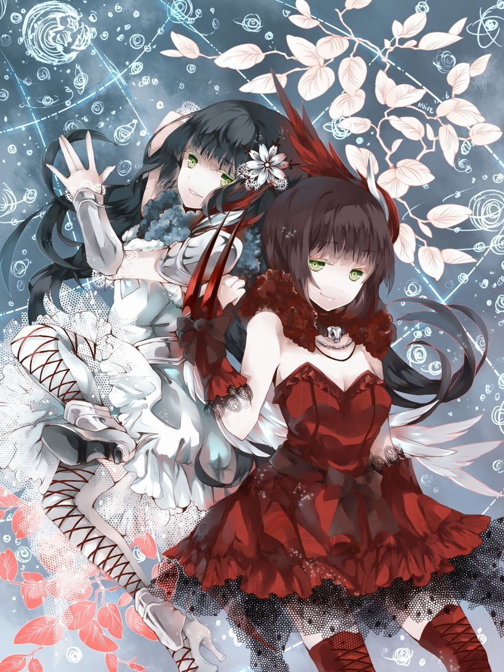 Melanie and her sister Miltia. Rwby, Anime, Rwby fanart