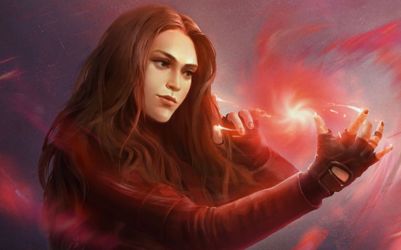 Scarlet Witch Powers 720P HD 4k Wallpaper, Image, Background, Photo and Picture