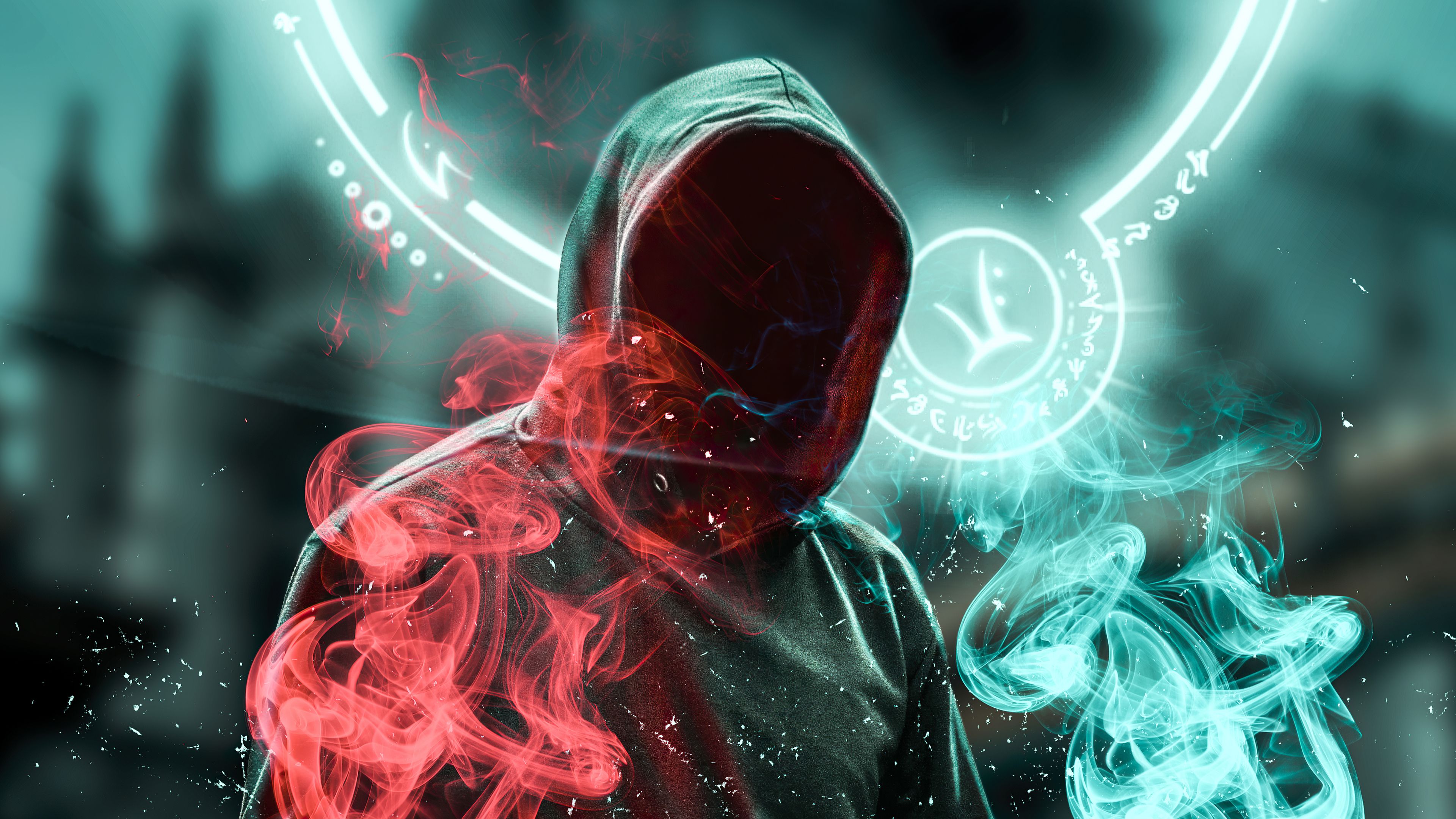 Anonymus Guy Magic Powers 4k, HD Artist, 4k Wallpaper, Image, Background, Photo and Picture