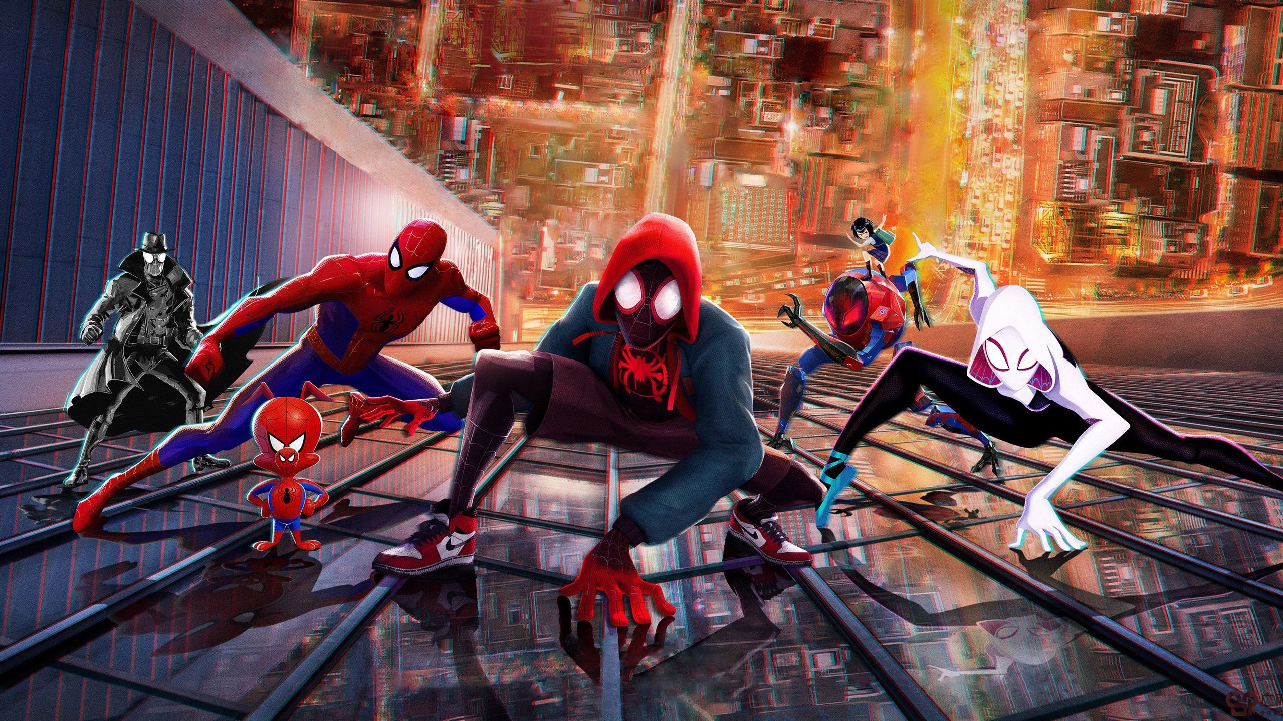 Wallpaper Spider Man: Into The Spider Verse, DC Comics Movie 2560x1440 QHD Picture, Image