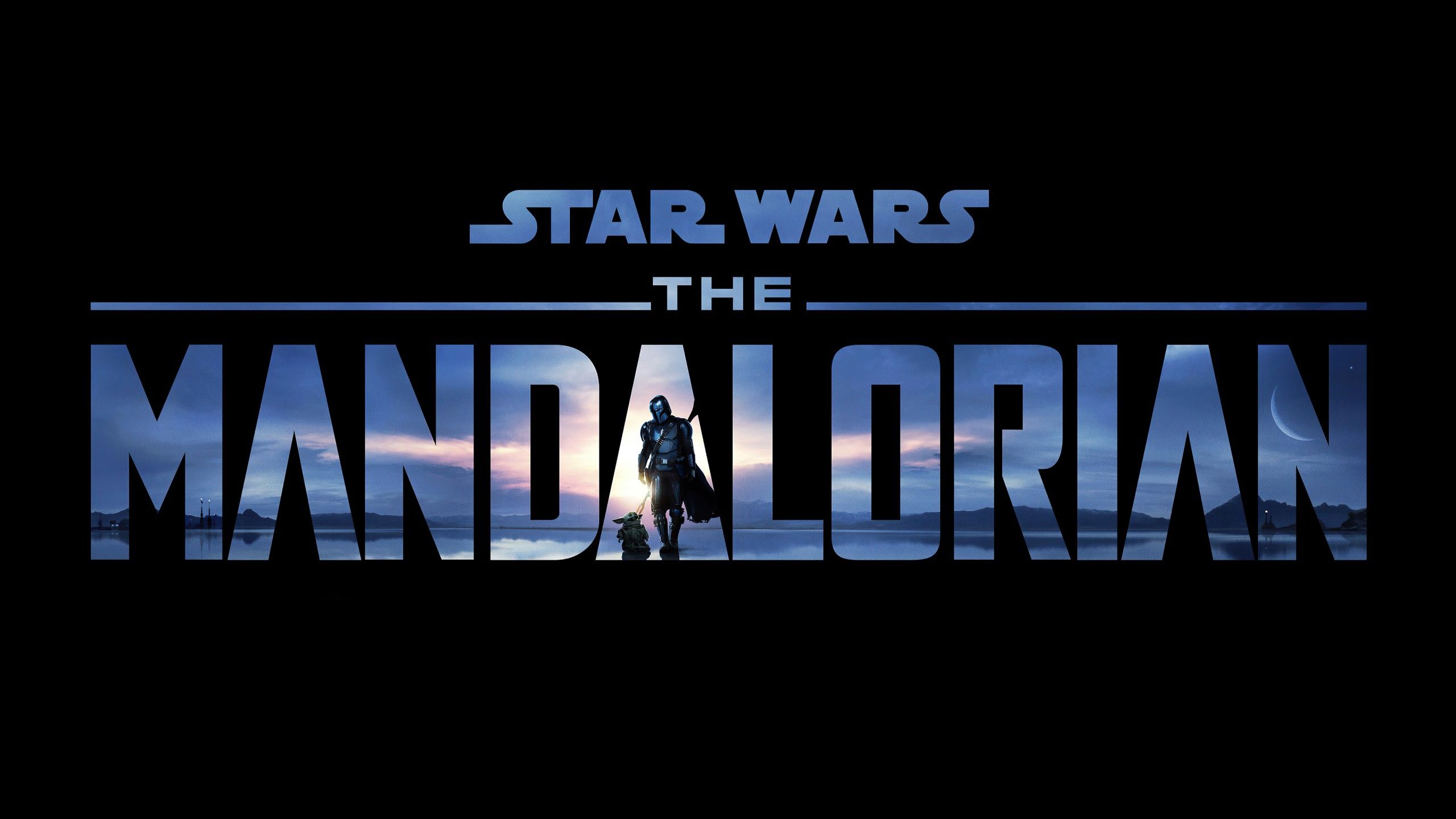 Baby Yoda Star Wars The Mandalorian With Black Background 4K HD Movies Wallpaper