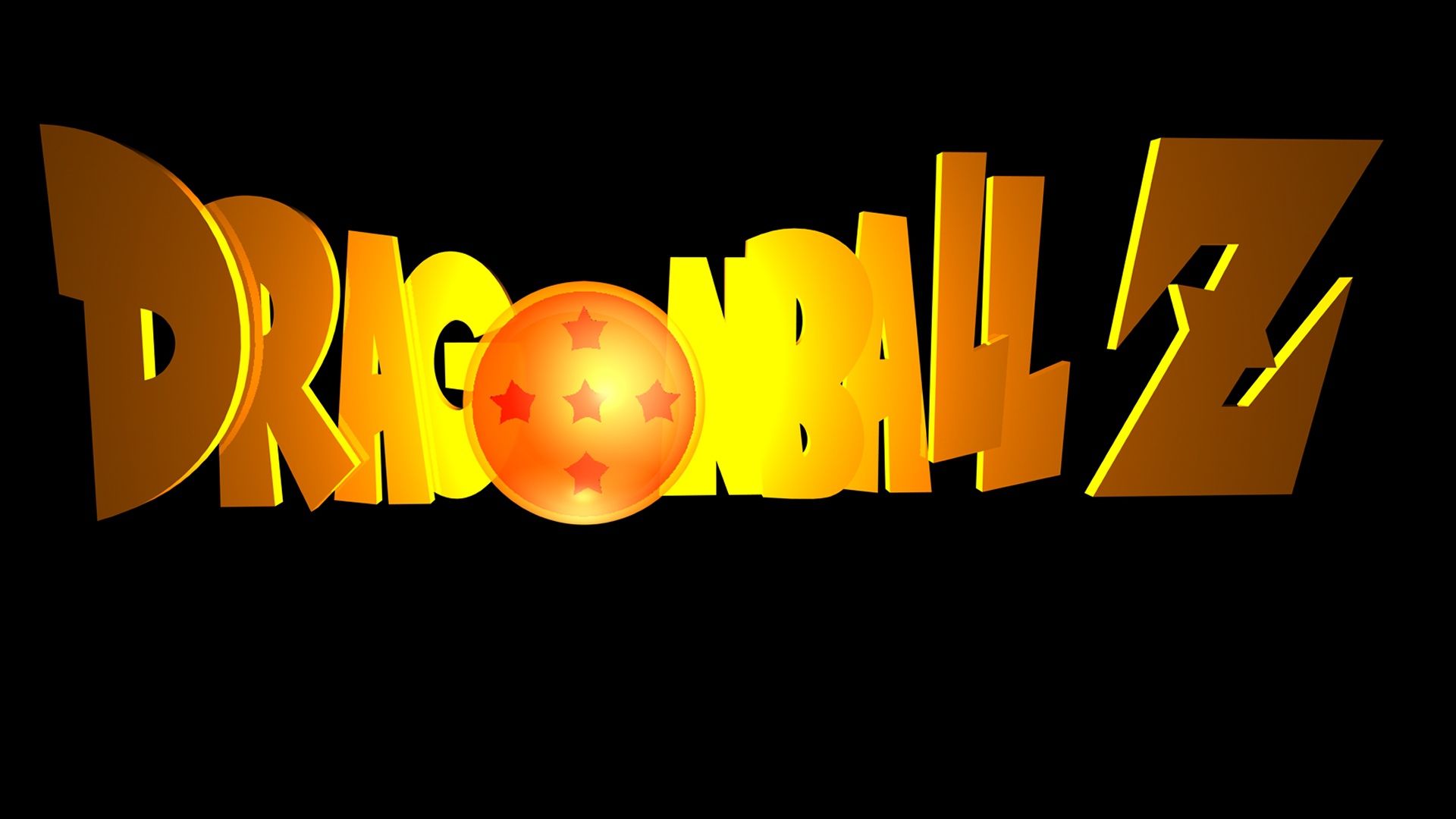 Dragon Ball Z Logo Orange