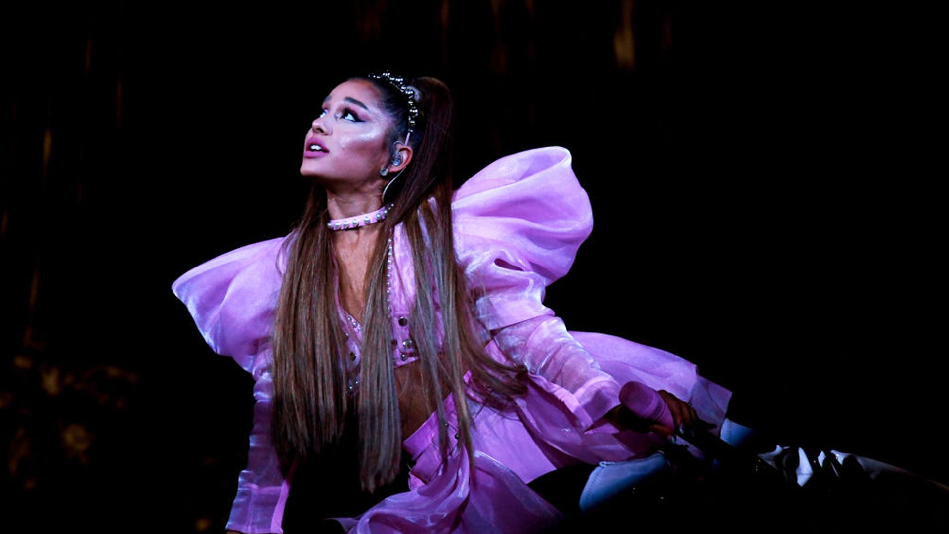 Ariana Grande has released a statement after breaking down on stage