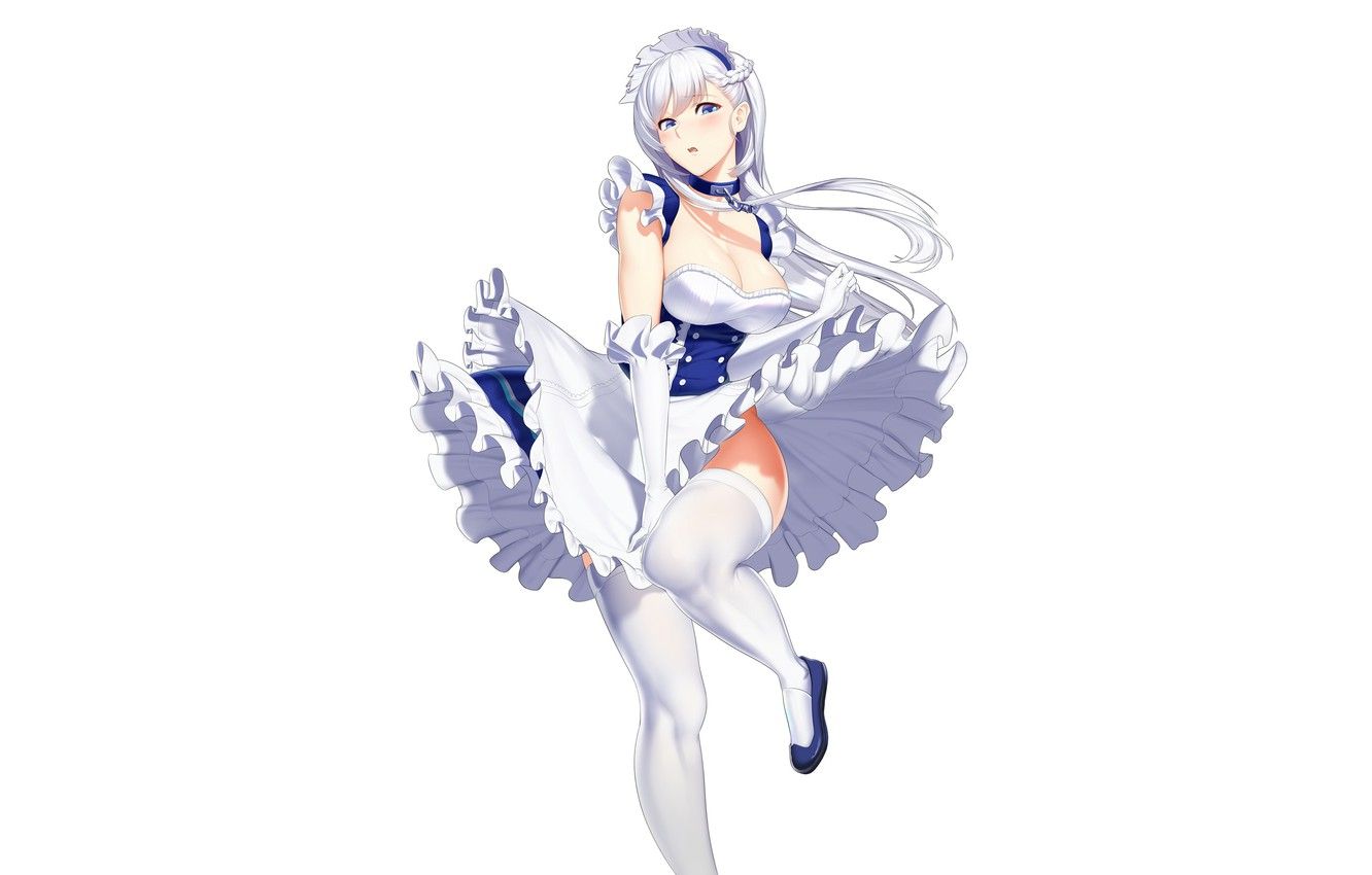 Wallpaper Azur Lane, belfast, baiyin image for desktop, section сёнэн