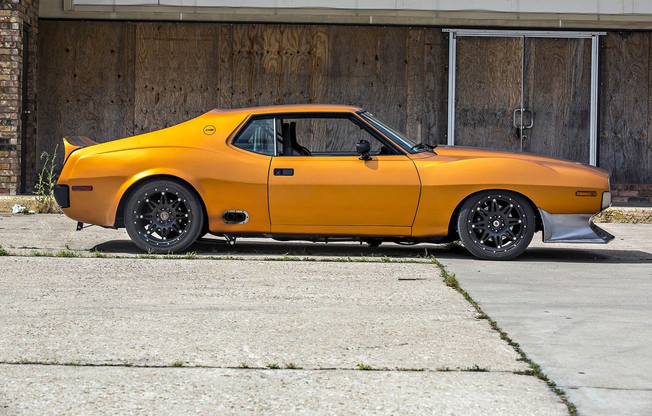 Wallpaper Orange, Car, Coupe, AMX, AMC Javelin image for desktop, section другие марки