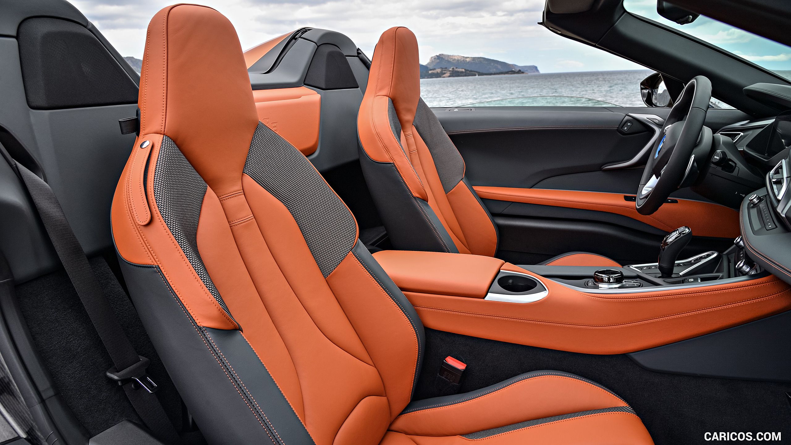 BMW i8 Roadster, Seats. HD Wallpaper