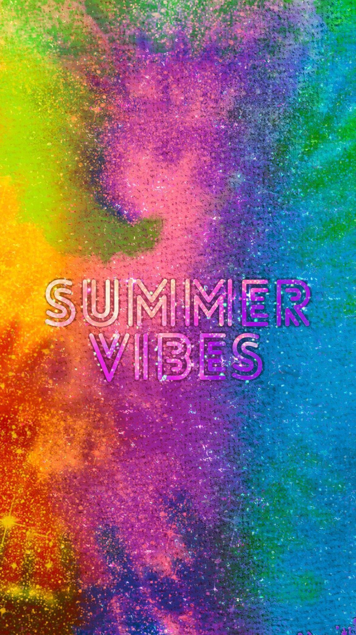 Summer Vibes Tie Dye, made by me #colorful #glitter #background #wallpaper #glitter #sparkles #rainbow #colors #tiedye. Background s, Summer vibes, Wallpaper