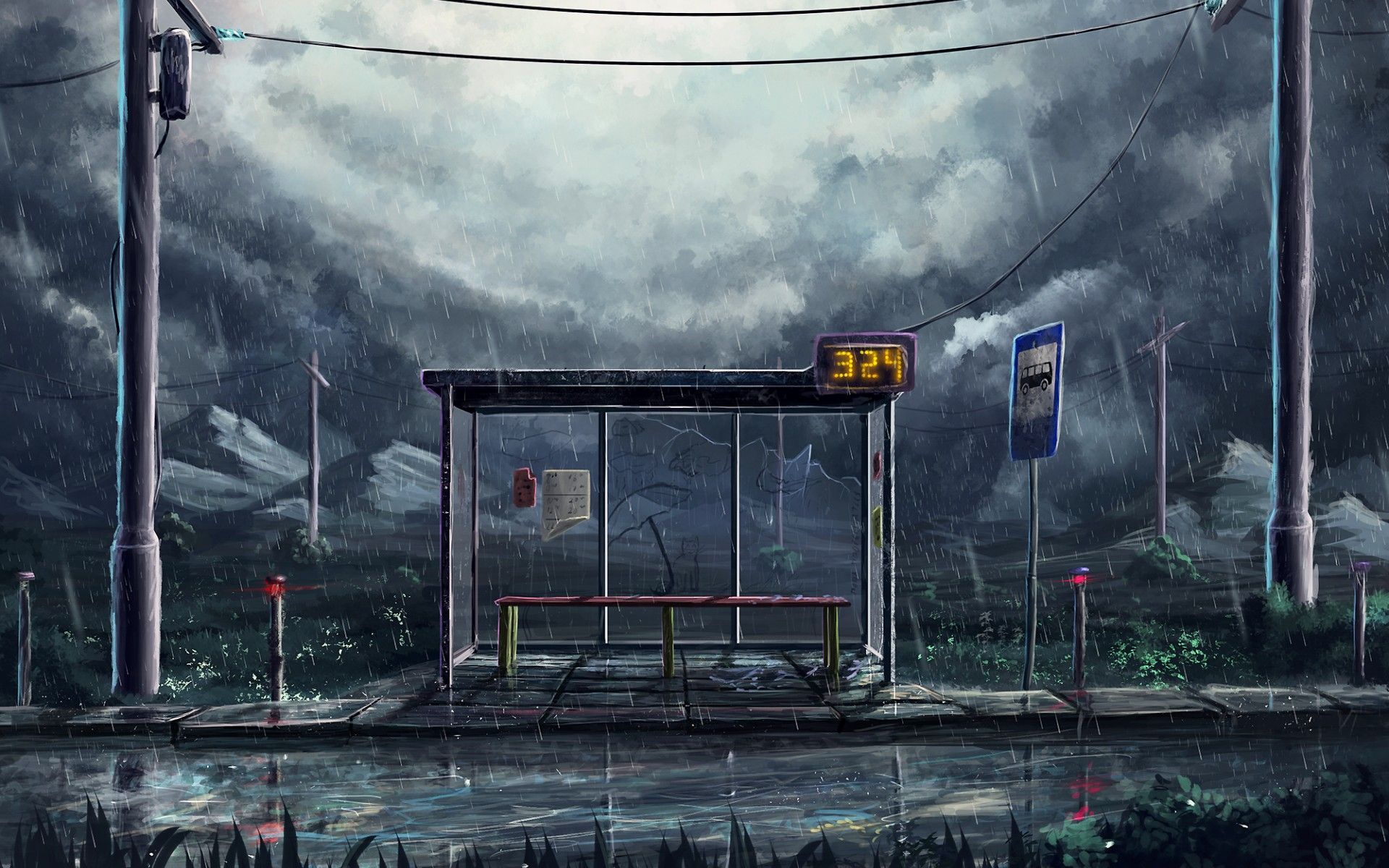 bus-stop-wallpapers-wallpaper-cave