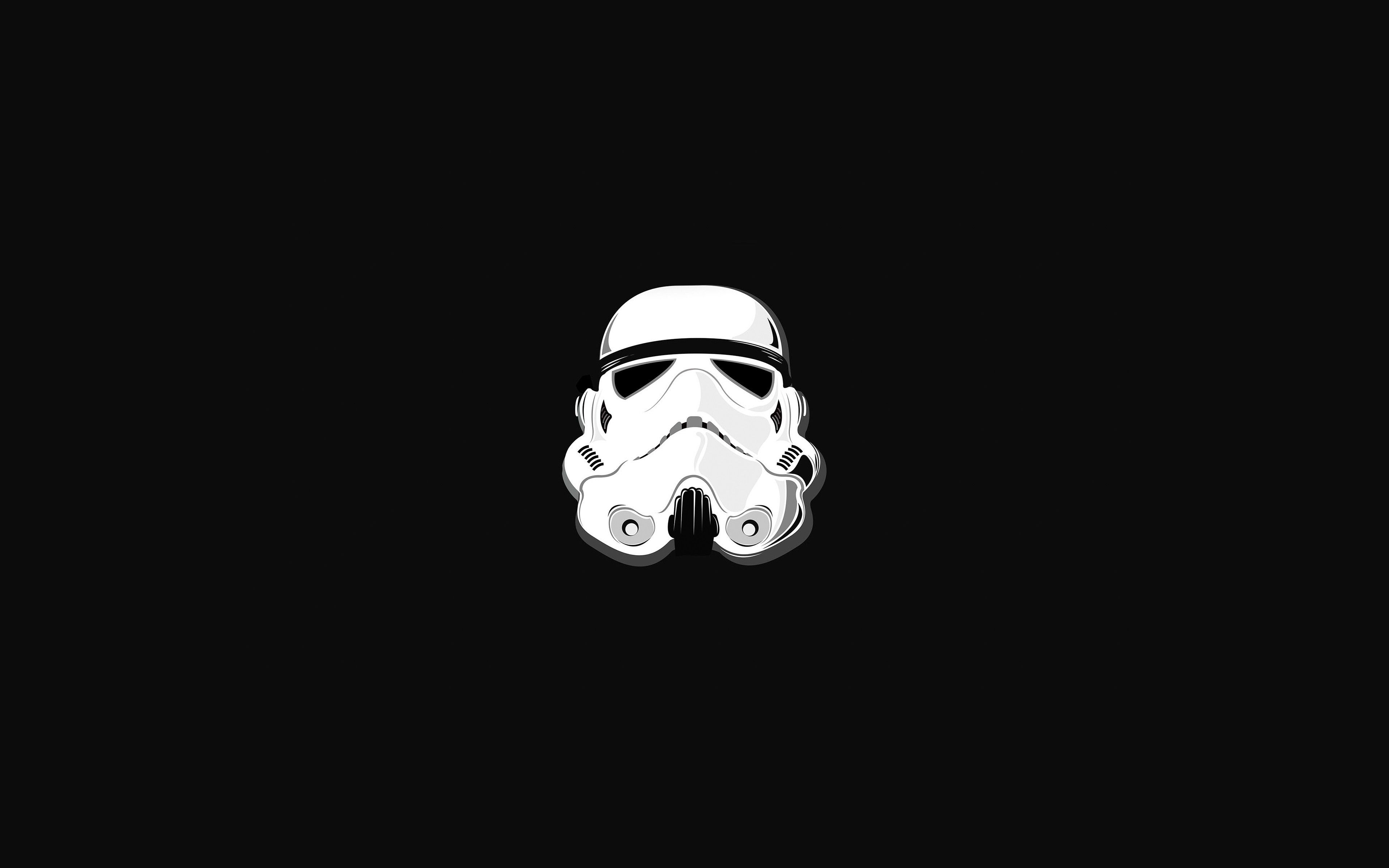 star wars stormtrooper helmet minimalism HD wallpaper, Background