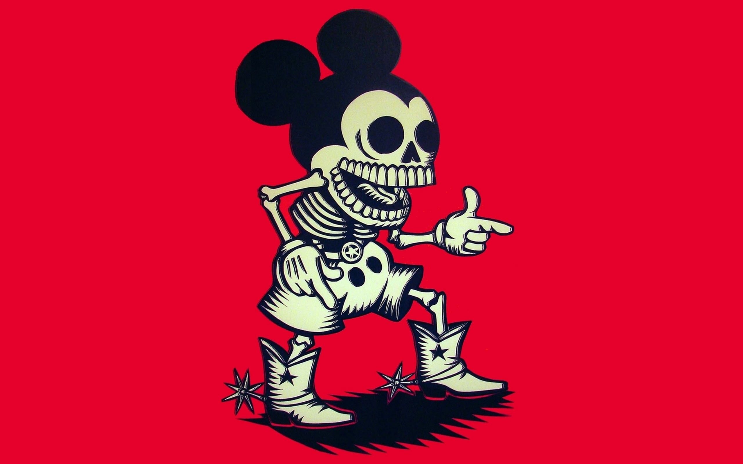 skeletons mickey mouse simple background 2560x1600 wallpaper High Quality Wallpaper, High Definition Wallpaper