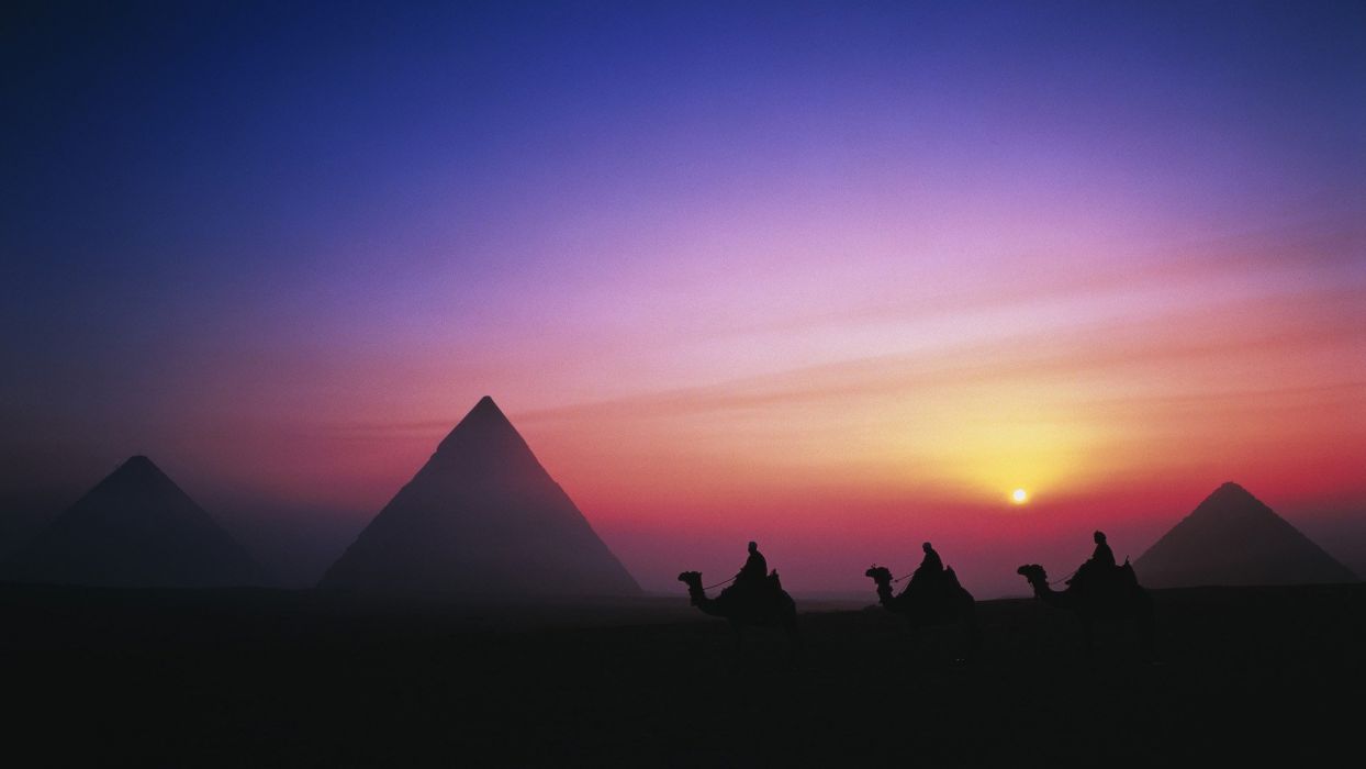 Sun Egypt morning Giza pyramids Great Pyramid of Giza wallpapers