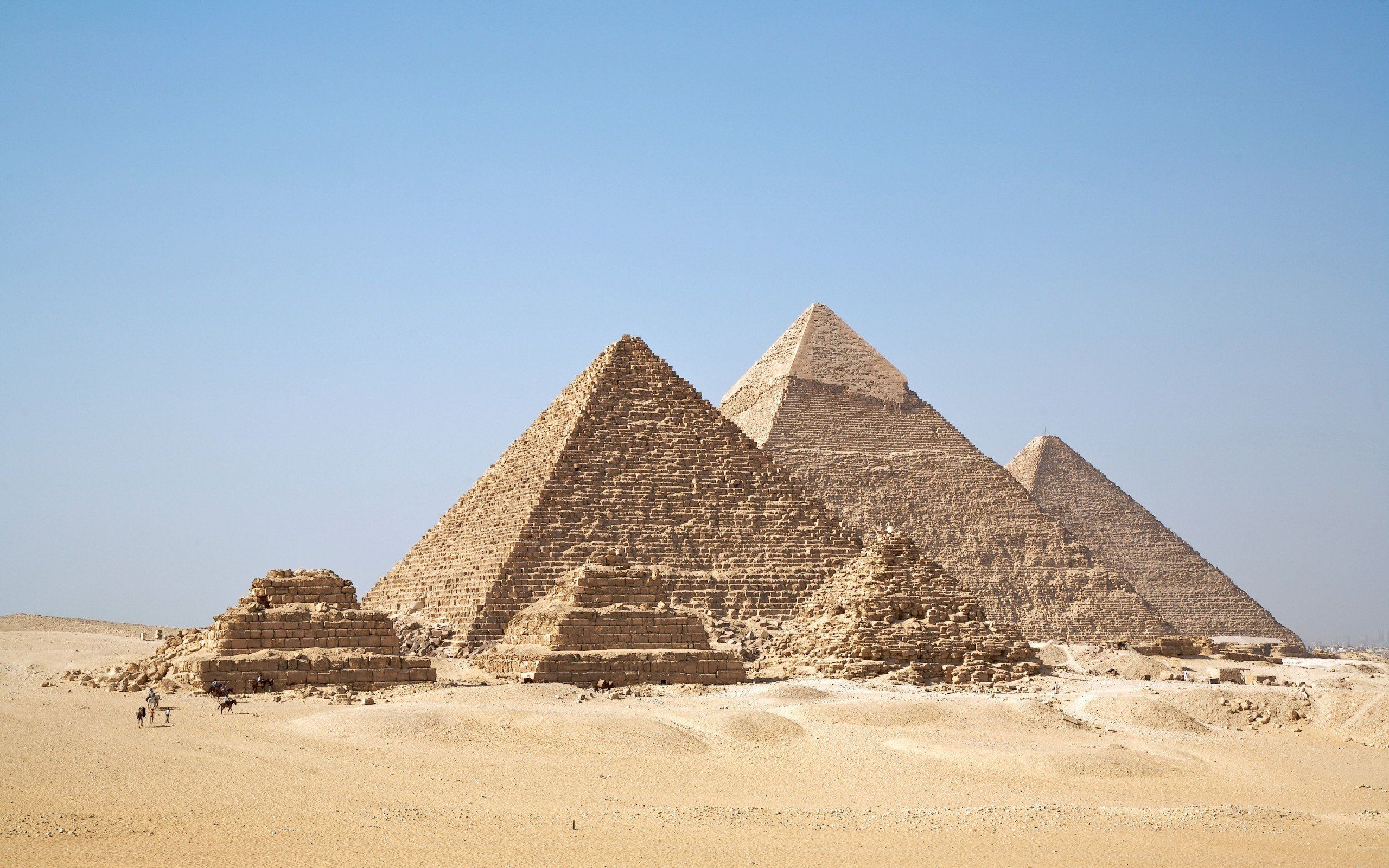 deserts, Egypt, Pyramids, Great, Pyramid, Of, Giza Wallpapers HD / Desktop and Mobile Backgrounds