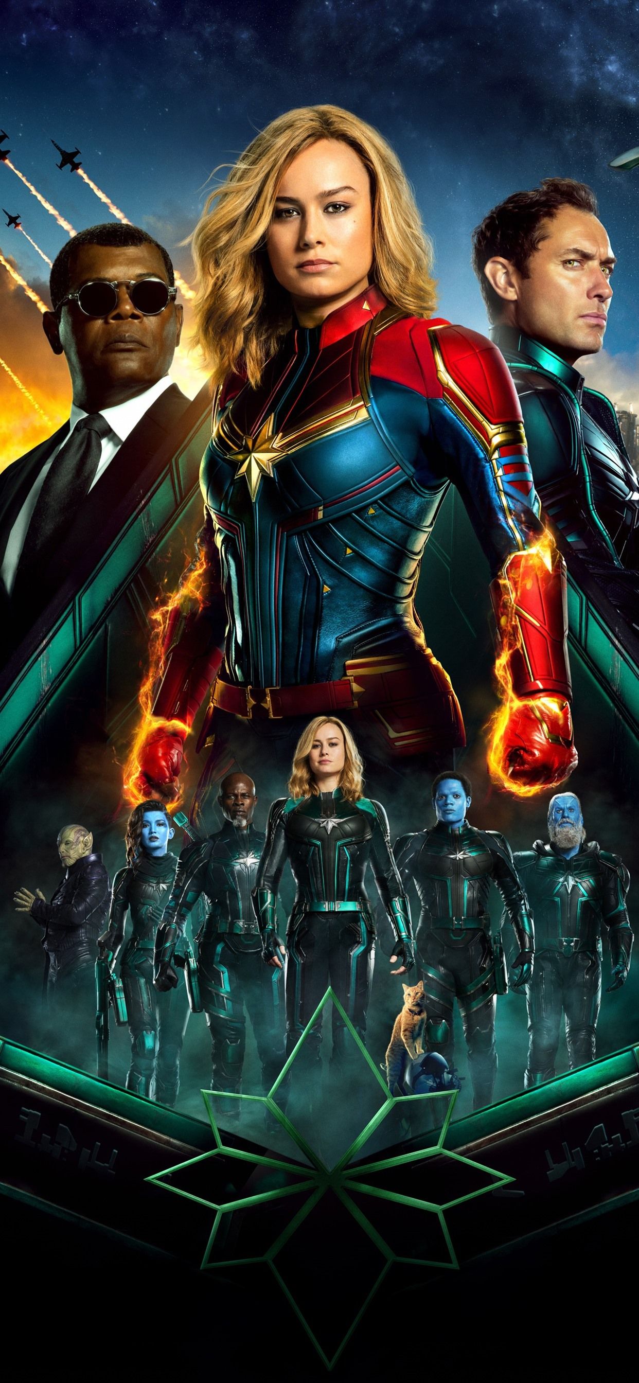 iPhone Wallpaper Captain Marvel, Dc Comics Movie iPhone X Wallpaper HD
