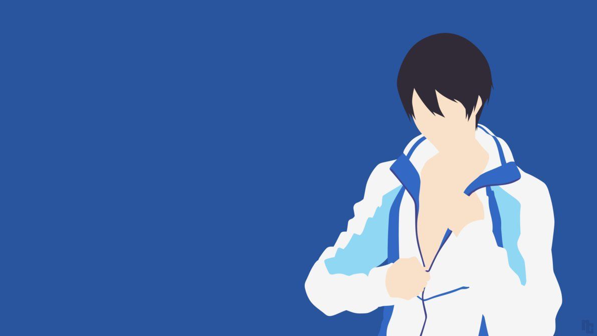 Minimalist Wallpaper. Haruka. Free!. Anime background, Anime wallpaper, Minimalist wallpaper