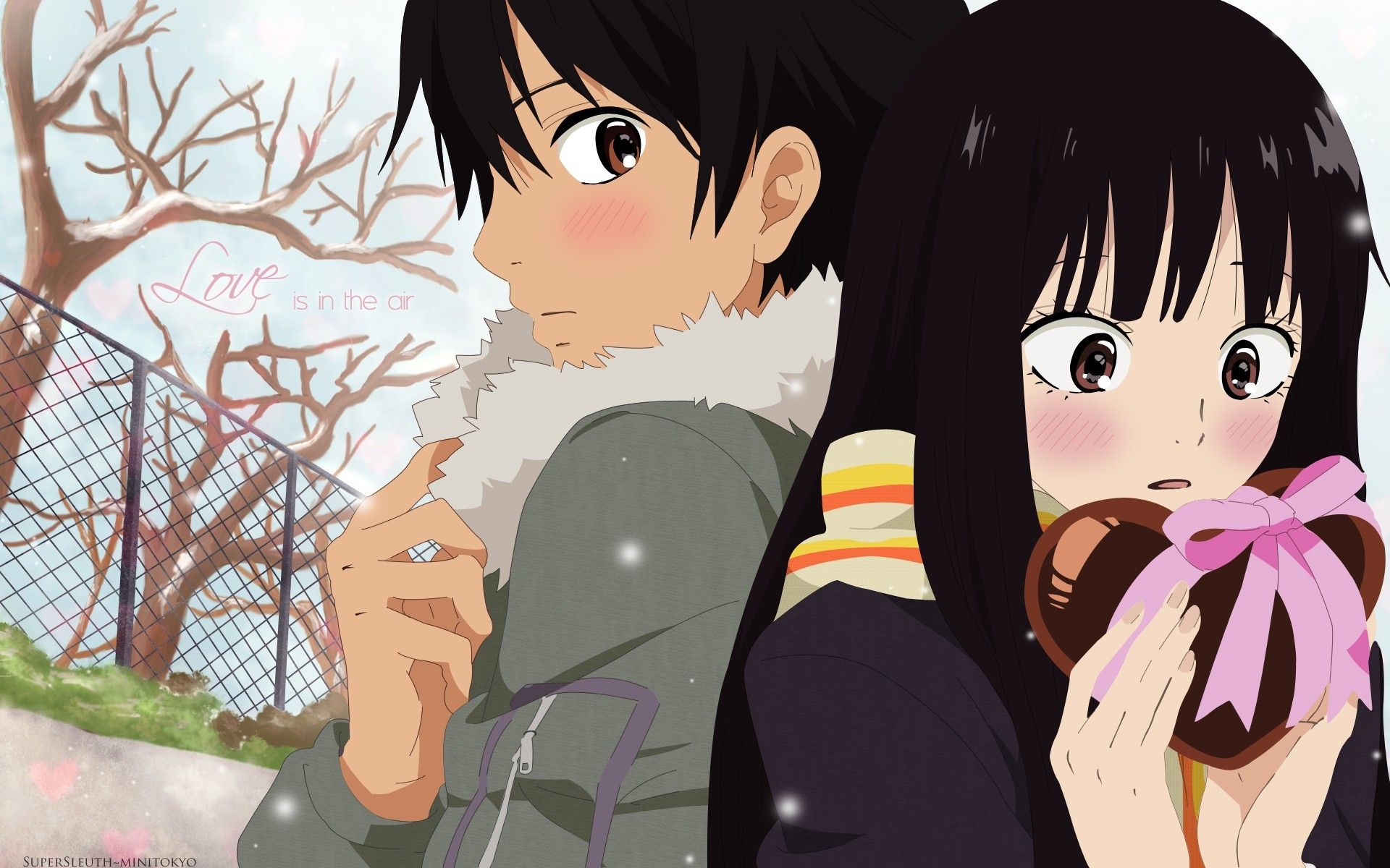 Wallpaper, illustration, anime, manga, cartoon, black hair, Kimi ni Todoke, Kuronuma Sawako, Kazehaya Shouta, mangaka 1920x1200