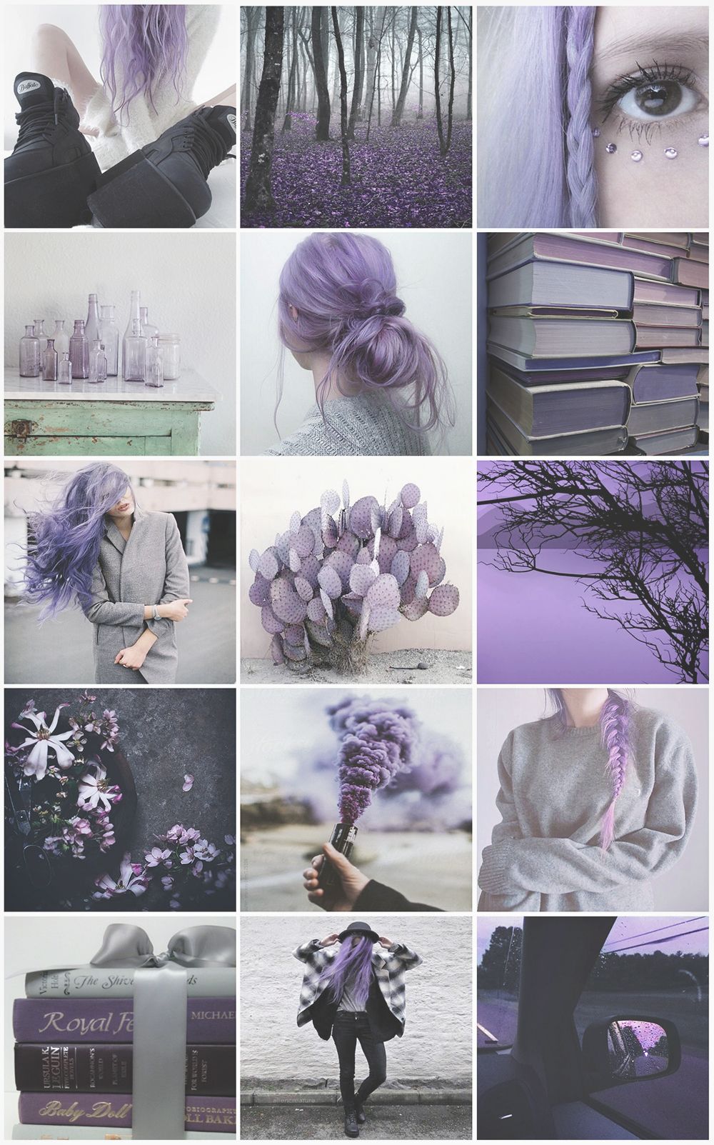 purple and gray wallpaper