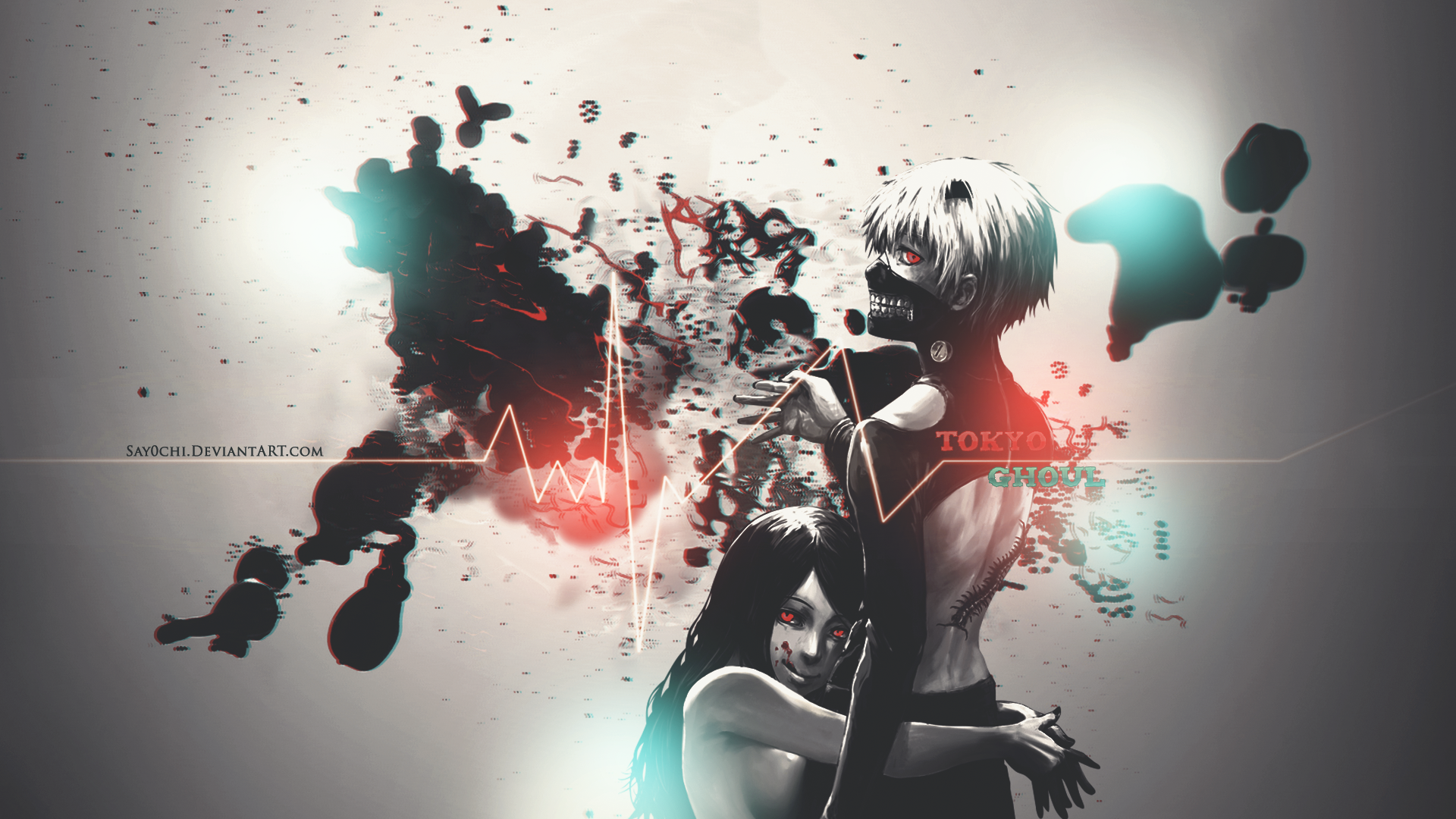 tokyo ghoul wallpaper 1920 x 1080 HD by say0chi d7o8iv0 Ghoul Otakus Photo