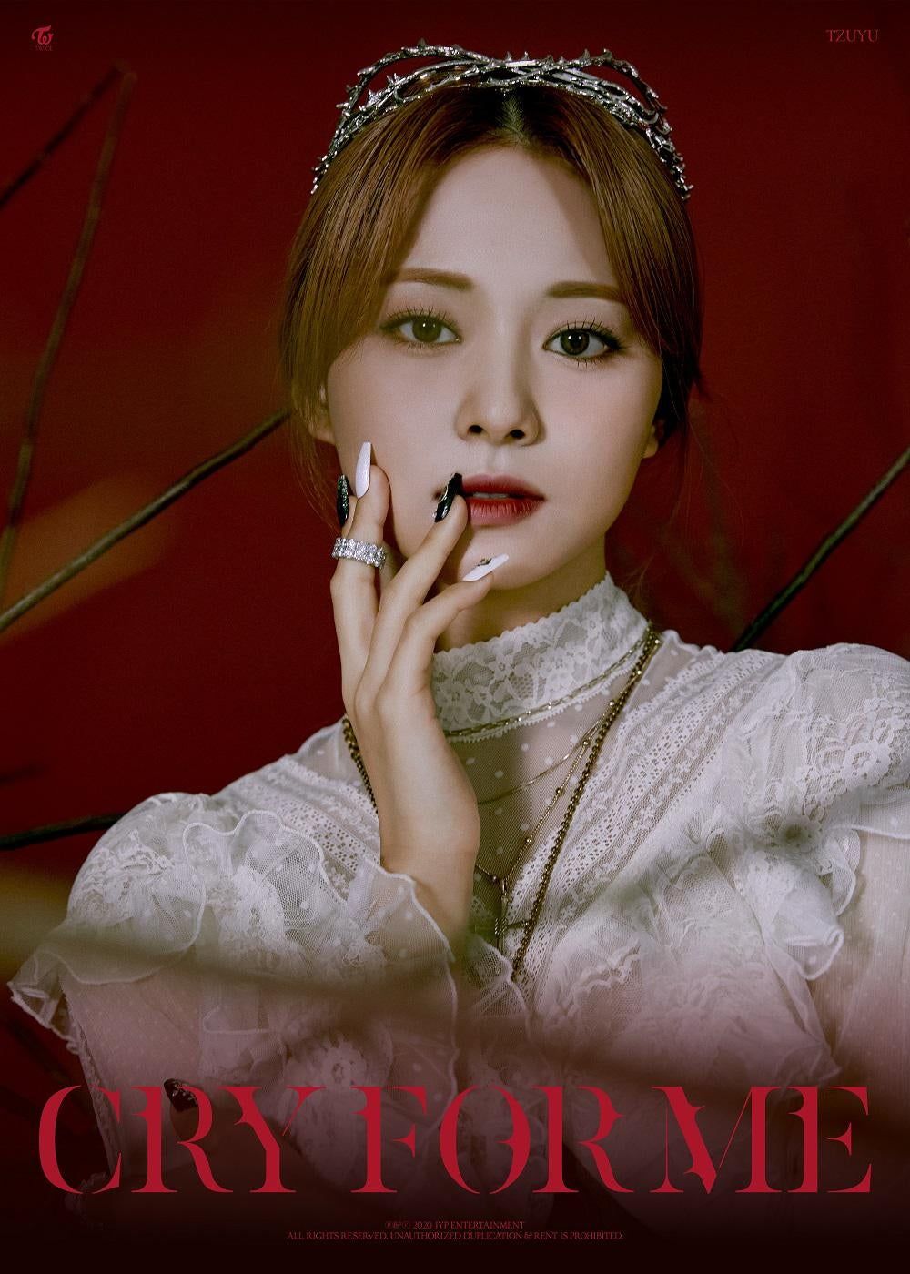 TWICE reveal 'Cry For Me' concept teaser photo feat. Sana & Tzuyu