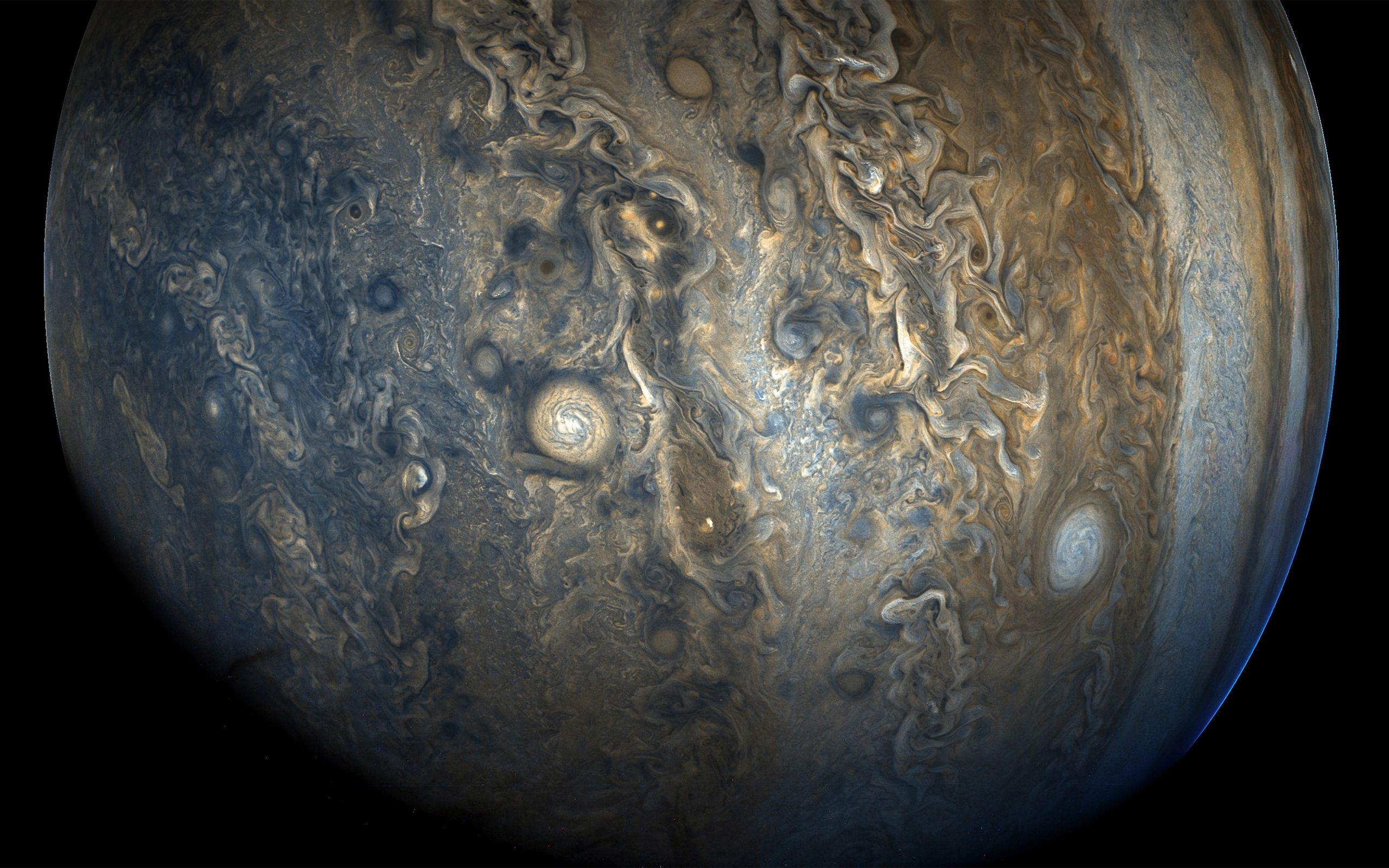 Desktop Wallpaper Jupiter, Planet, Southern Hemisphere, Juno, Spacecraft, Nasa 4k, HD Image, Picture, Background, Dfd013