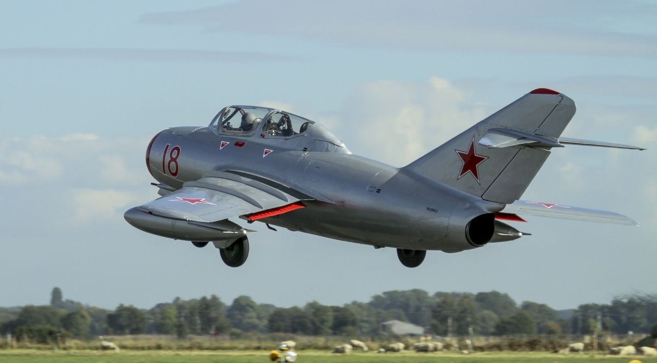 Wallpaper Fighter Airplane Airplane Mikoyan Gurevich MiG 15 Aviation Image Download