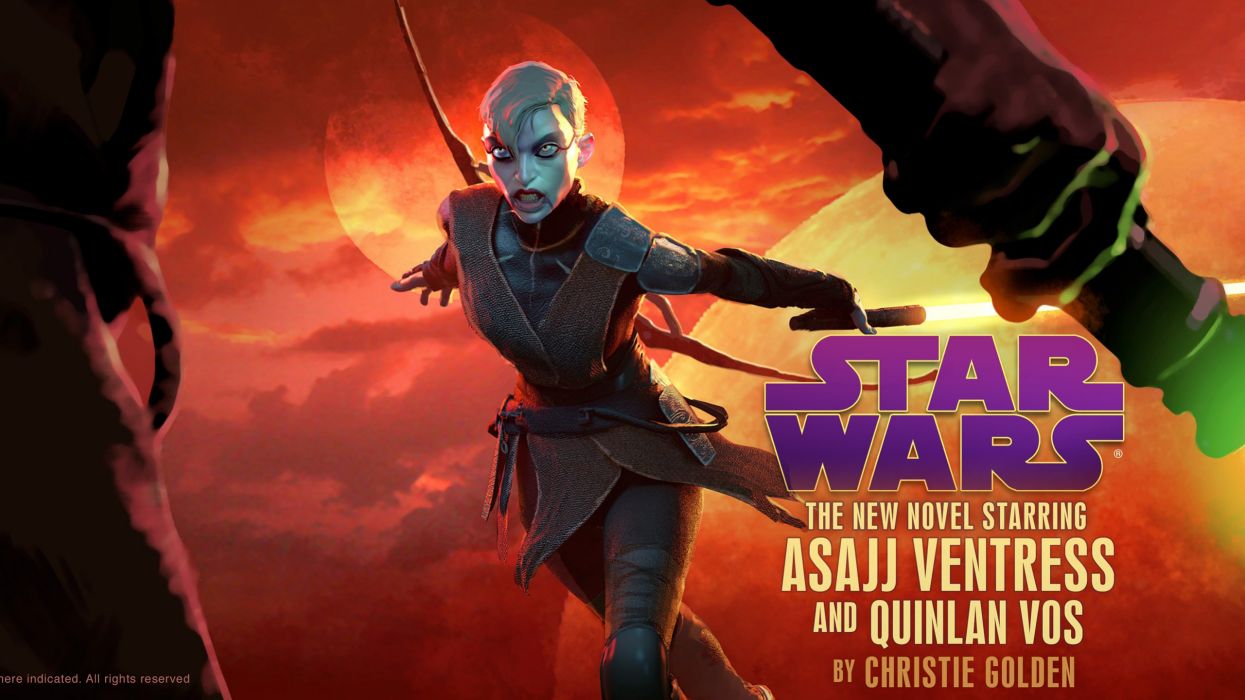 Star Wars Ventress and Vos wallpaperx1440