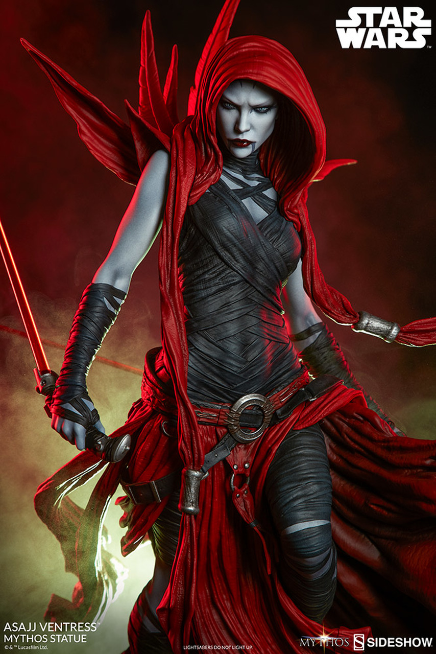 Sideshow Collectibles Asajj Ventress Mythos Statue. Star wars characters picture, Star wars picture, Star wars poster