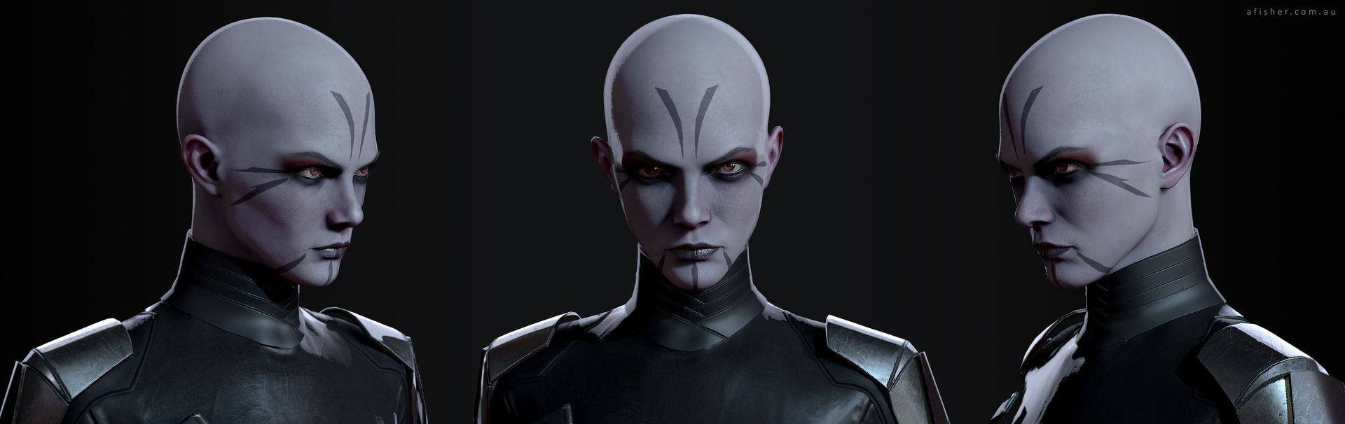 afisher portfolio. Folder Asajj Ventress