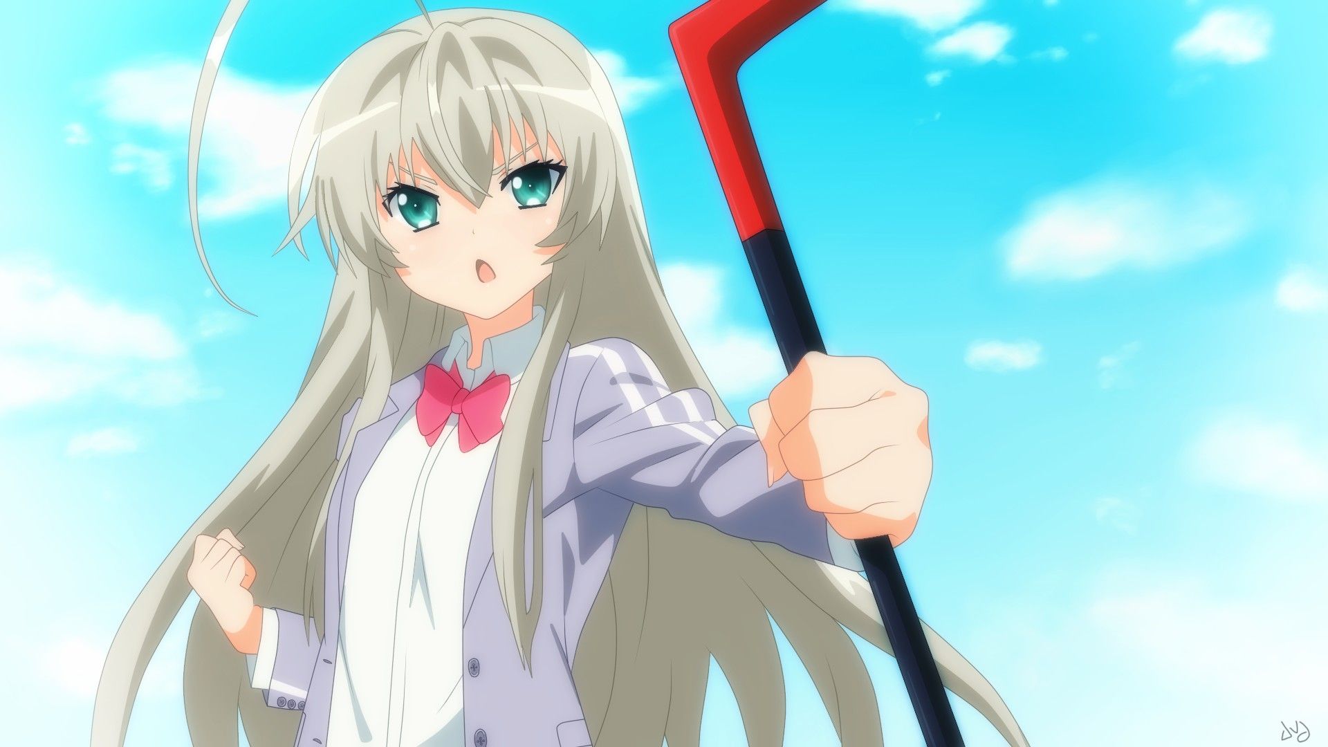 px Anime Girls blue eyes Haiyore! Nyaruko Nyaruko San