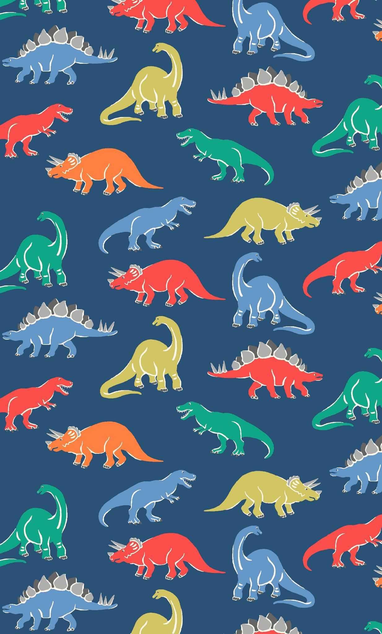 Colorful Dinosaur Wallpaper