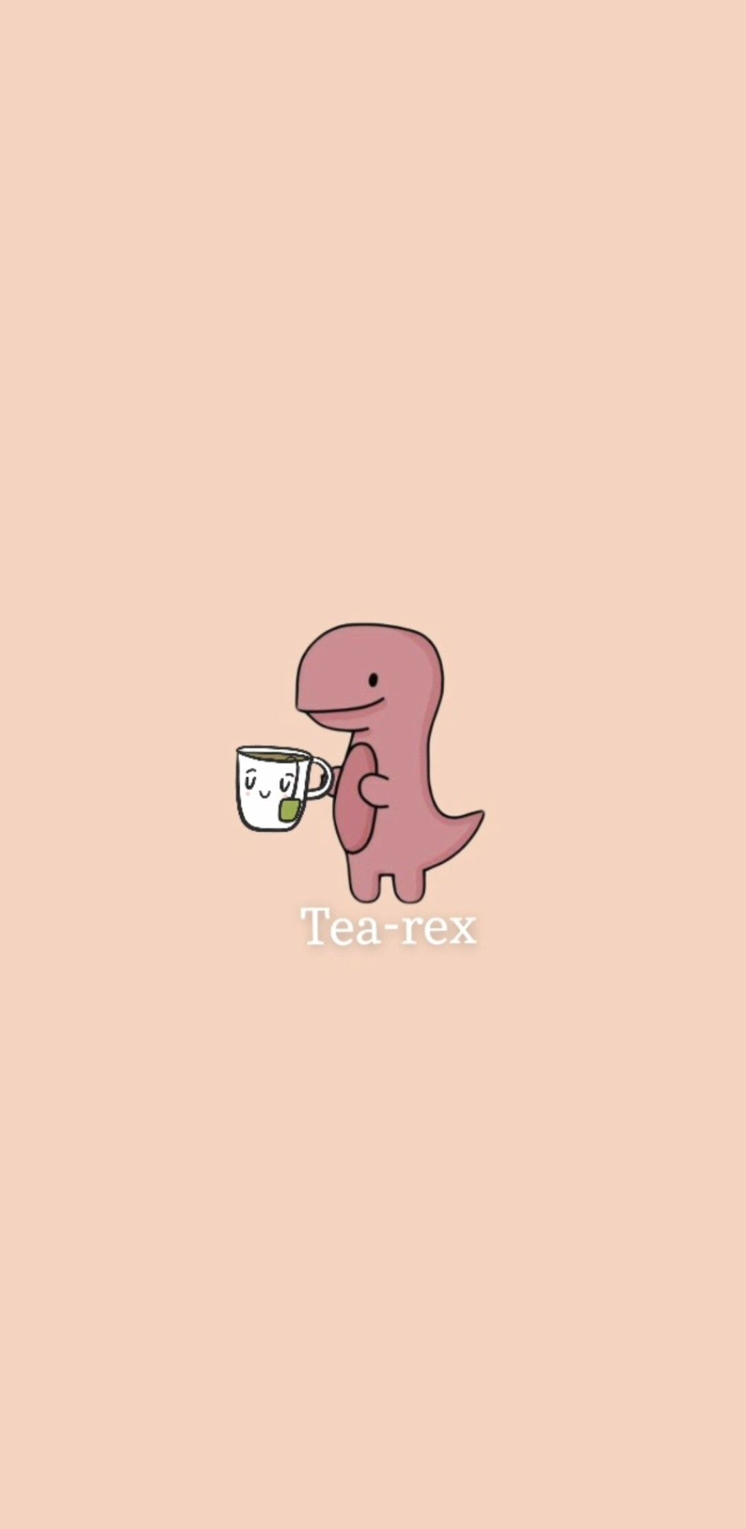 tea rex cute wallpaper dinosaur. Dinosaur wallpaper, Funny wallpaper, Cute wallpaper