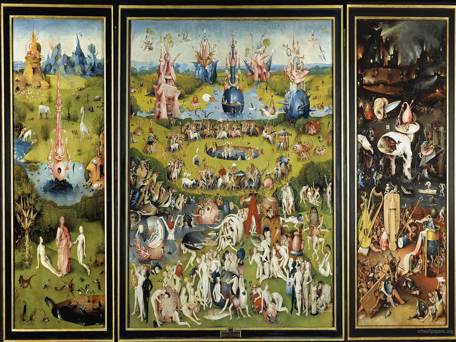 Full HD Wallpaper 1080p 1920 X 1080 Hieronymus Bosch Garden Of Earthly Delights HD Wallpaper & Background Download