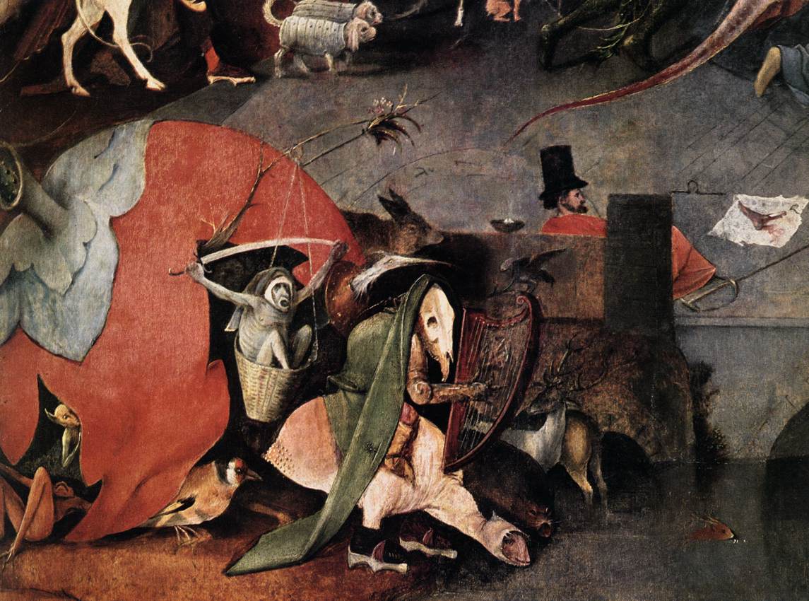 Triptych Of Temptation Of St Anthony Bosch HD Wallpaper