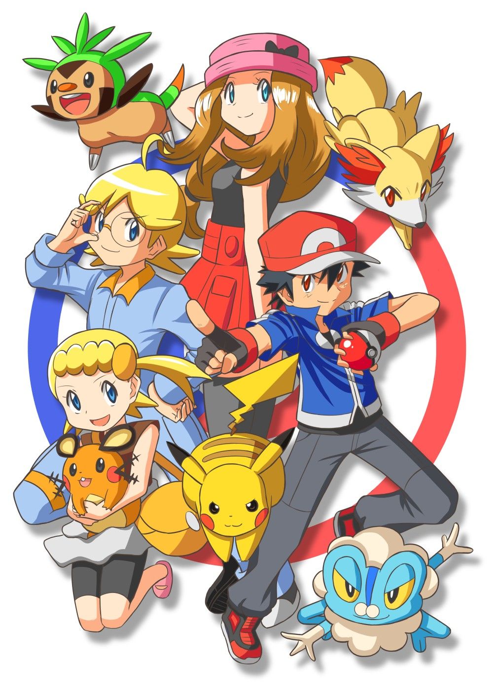 Kalos family ^^❤. Pokemon kalos, Pokemon characters, Pokemon
