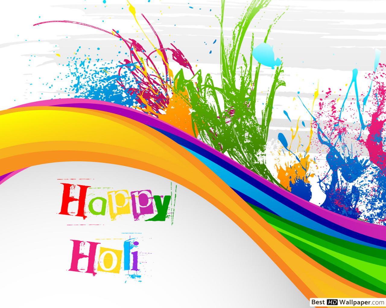 Holi Festival Splash HD wallpaper download